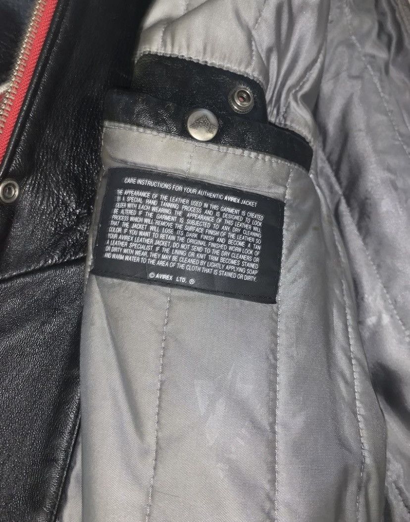 Avirex Avirex Leather jacket (special edition) *vintage* Red/black Size US XXL / EU 58 / 5 - 6 Thumbnail