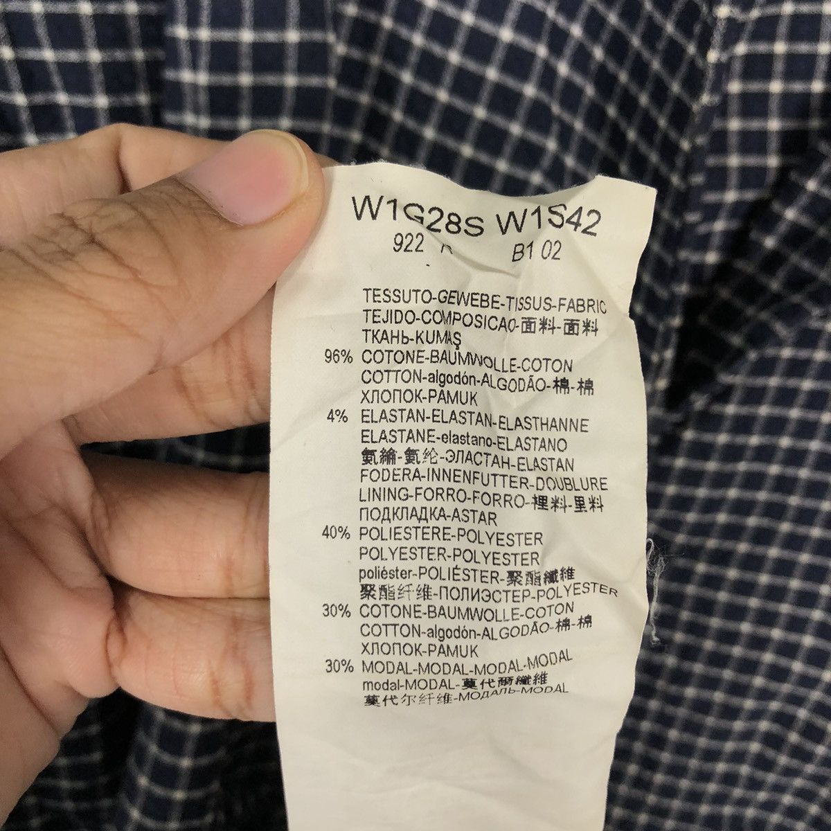 Emporio Armani 🔥Emporio Armani Tartan Design Casual Chore Jacket Size US M / EU 48-50 / 2 - 23 Thumbnail