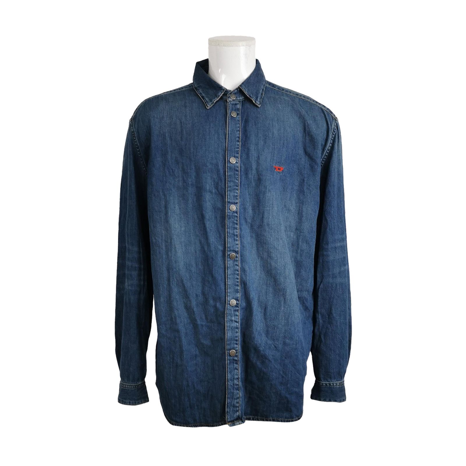 Diesel Diesel Cotton Denim Shirt Size XXL Size US XXL / EU 58 / 5 - 1 Thumbnail