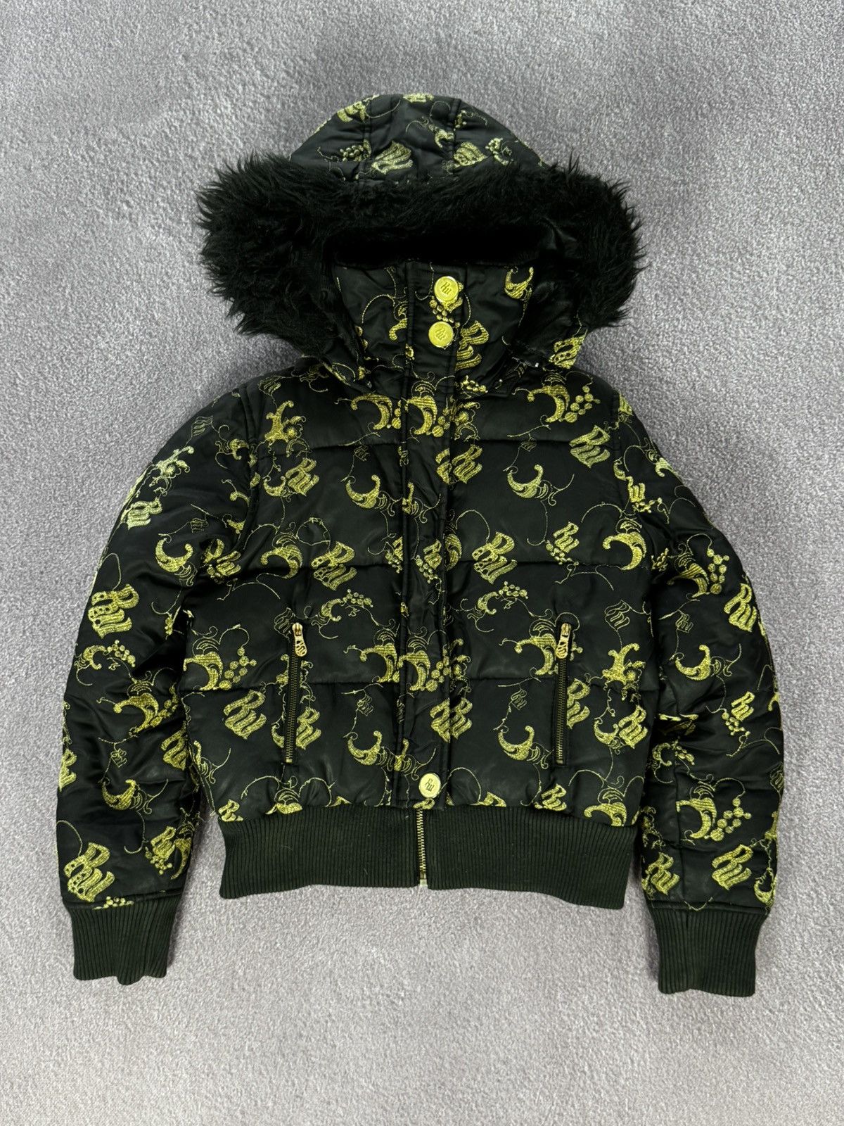 Rocawear Y2K Rocawear Cropped Hooded Puffer Jacket Size M / US 6-8 / IT 42-44 - 1 Thumbnail