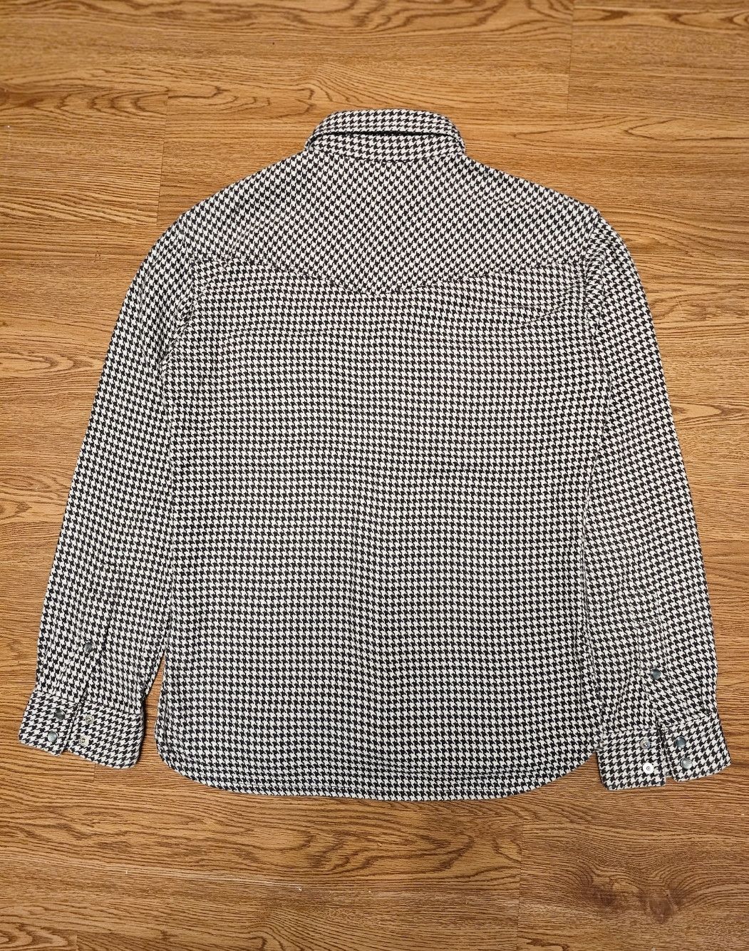 The Flat Head Vintage The Flat Head Houndstooth Western Flannel Shirt Size US S / EU 44-46 / 1 - 2 Thumbnail