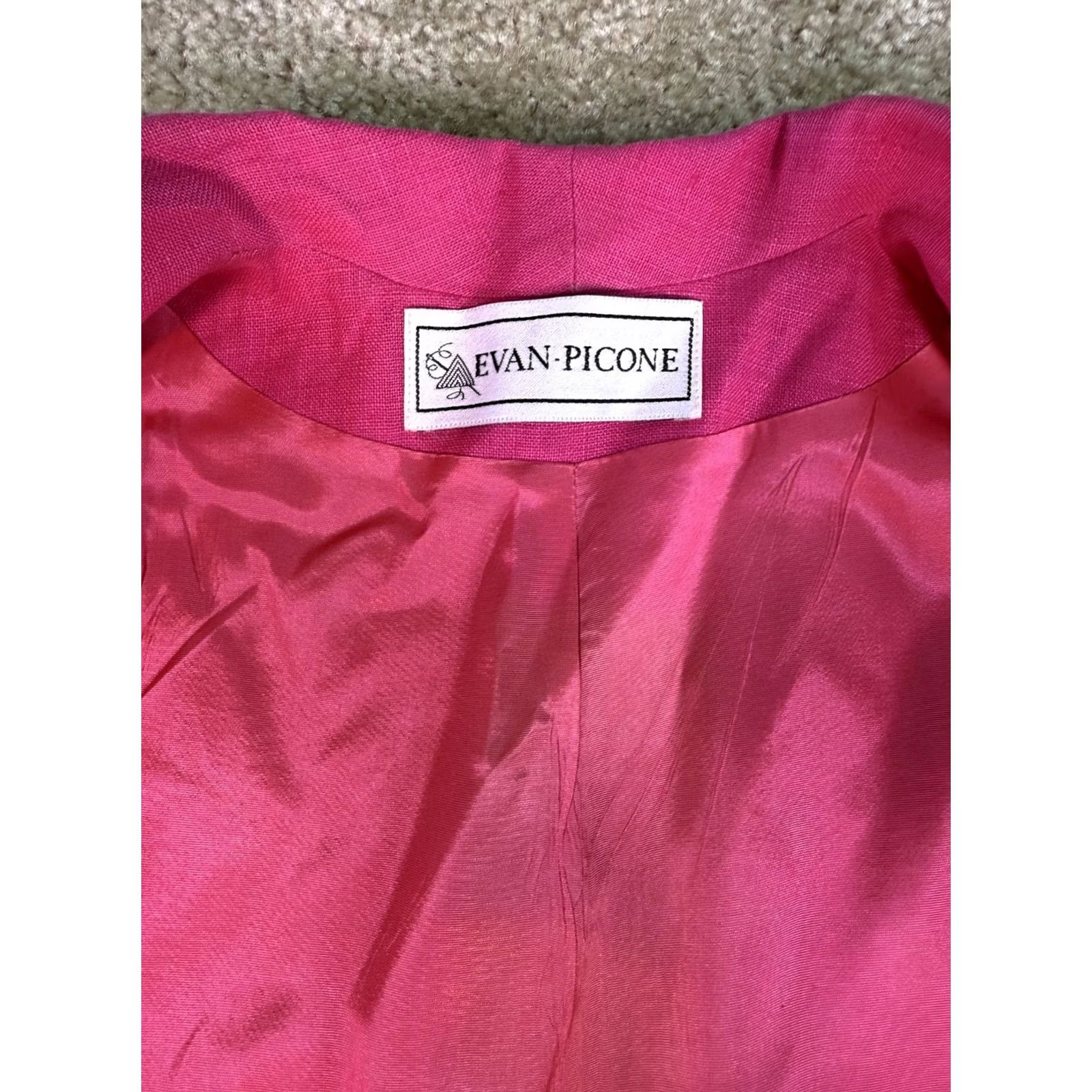 Evan Picone Evan Picone Blazer Jacket Size 4 Pink Women's Classic Career Office Pink Union D471 Size S / US 4 / IT 40 - 5 Thumbnail