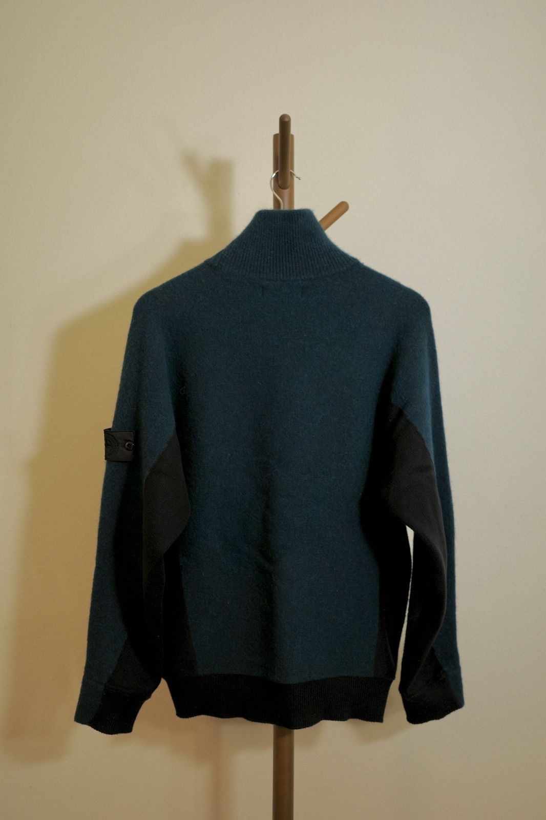 Stone Island Stone Island Shadow Project wool knit green&black sweater Size US L / EU 52-54 / 3 - 3 Thumbnail