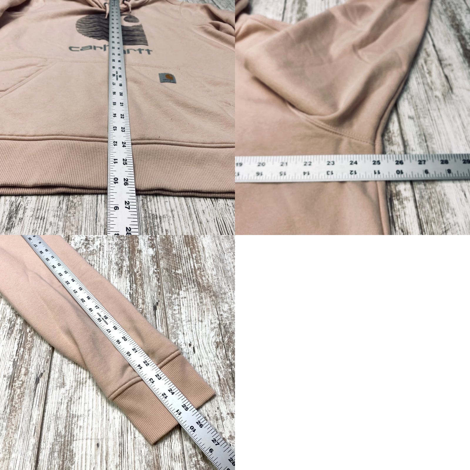 Carhartt VINTAGE Carhartt Rain Defender Hoodie Women's 2XL Pink Pullover Relaxed Fit Workwear Size XXL / US 16-18 / IT 52-54 - 8 Thumbnail