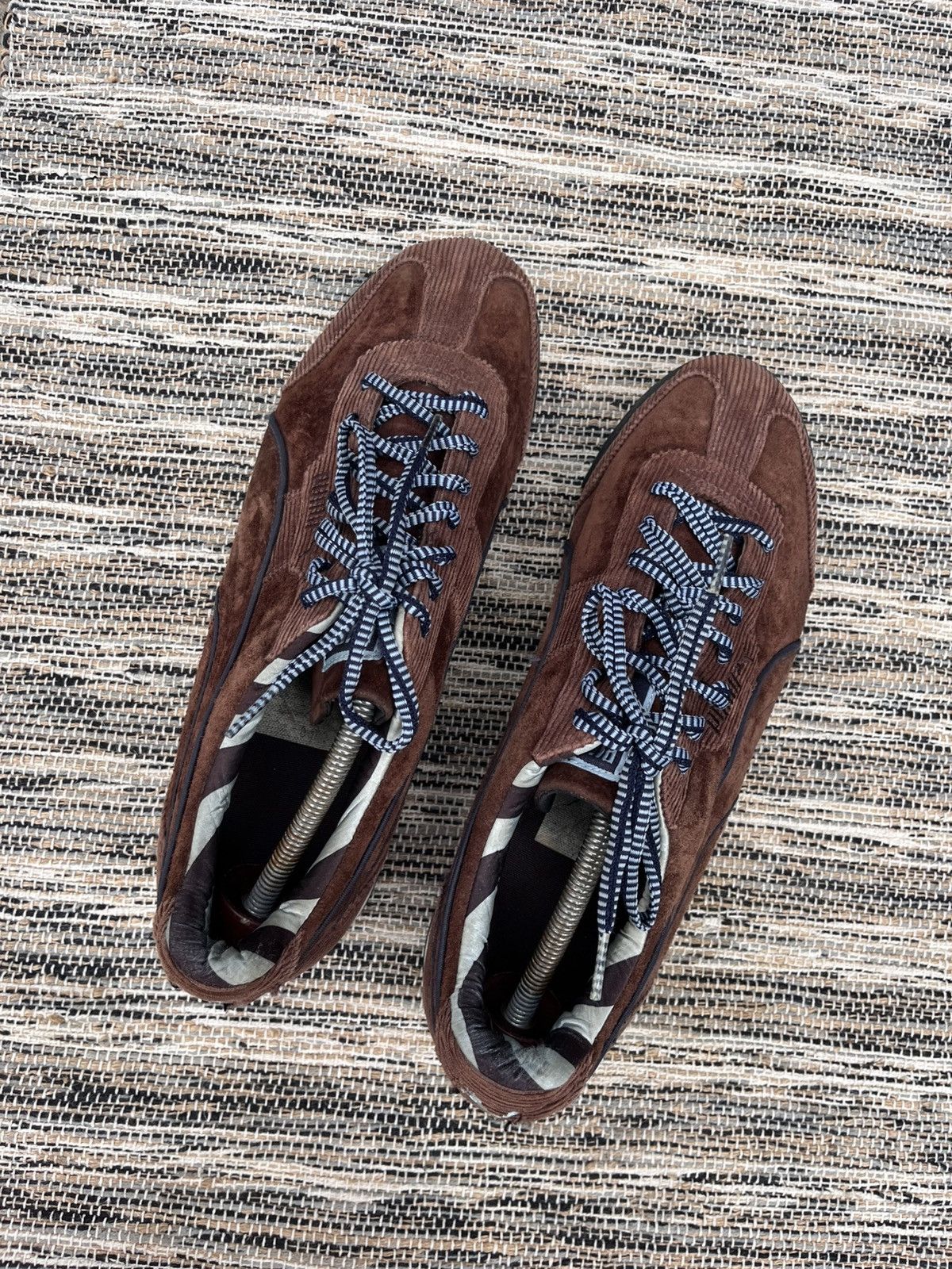 Puma Rare Vintage Puma Corduroy Suede Brown Sneakers Avantgarde Size US 10.5 / EU 43-44 - 15 Thumbnail