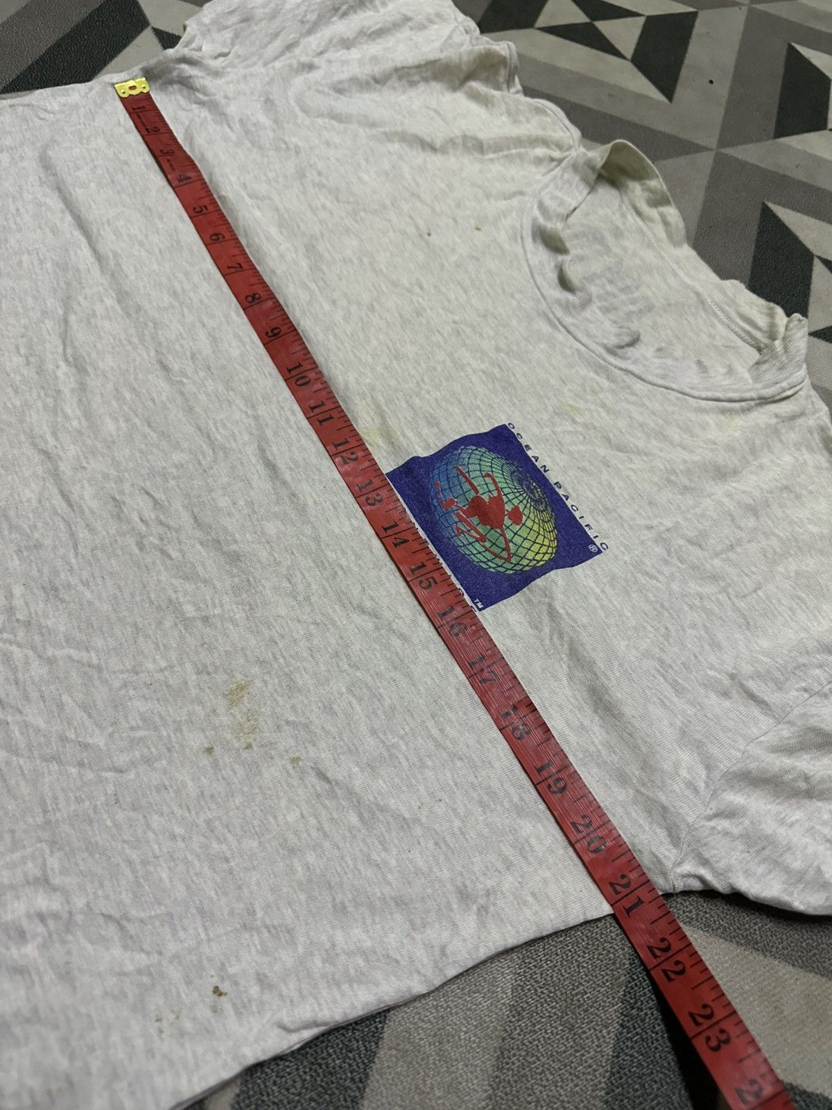 Ocean Pacific Vintage Ocean pacific plantwide backhit tshirt Size US L / EU 52-54 / 3 - 5 Thumbnail