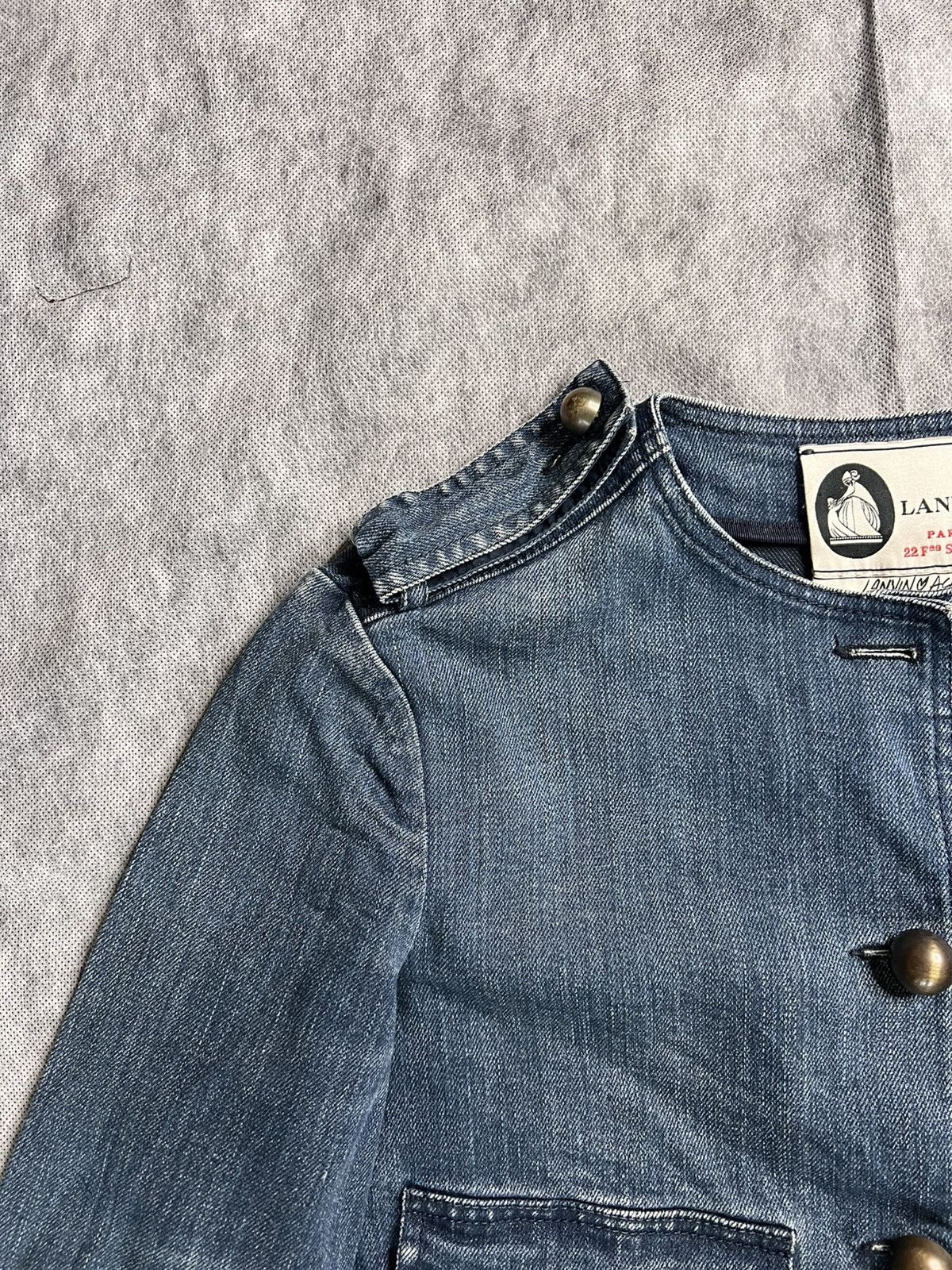Lanvin LANVIN LOVES ACNE JEANS DENIM JACKET sz 38 WOMEN Size XS / US 0-2 / IT 36-38 - 5 Thumbnail