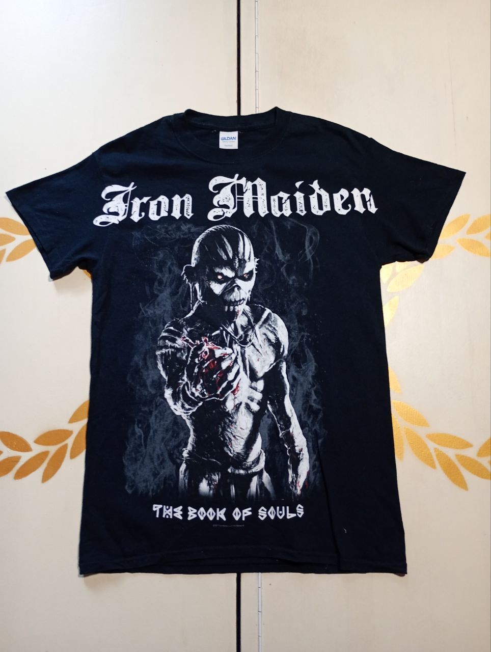 Band Tees × Gildan × Iron Maiden Gildan Iron Maiden The Book Of Souls T-Shirt 2017 Size US S / EU 44-46 / 1 - 2 Thumbnail