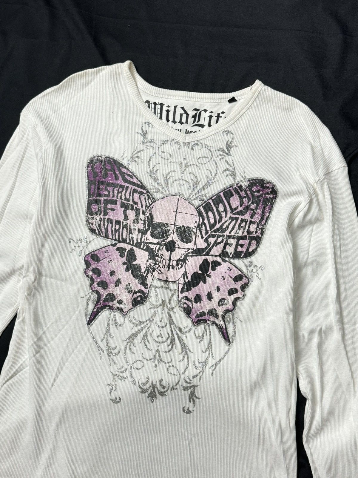 If Six Was Nine Wildlife Skull Fly Long Sleeve Size US L / EU 52-54 / 3 - 3 Thumbnail