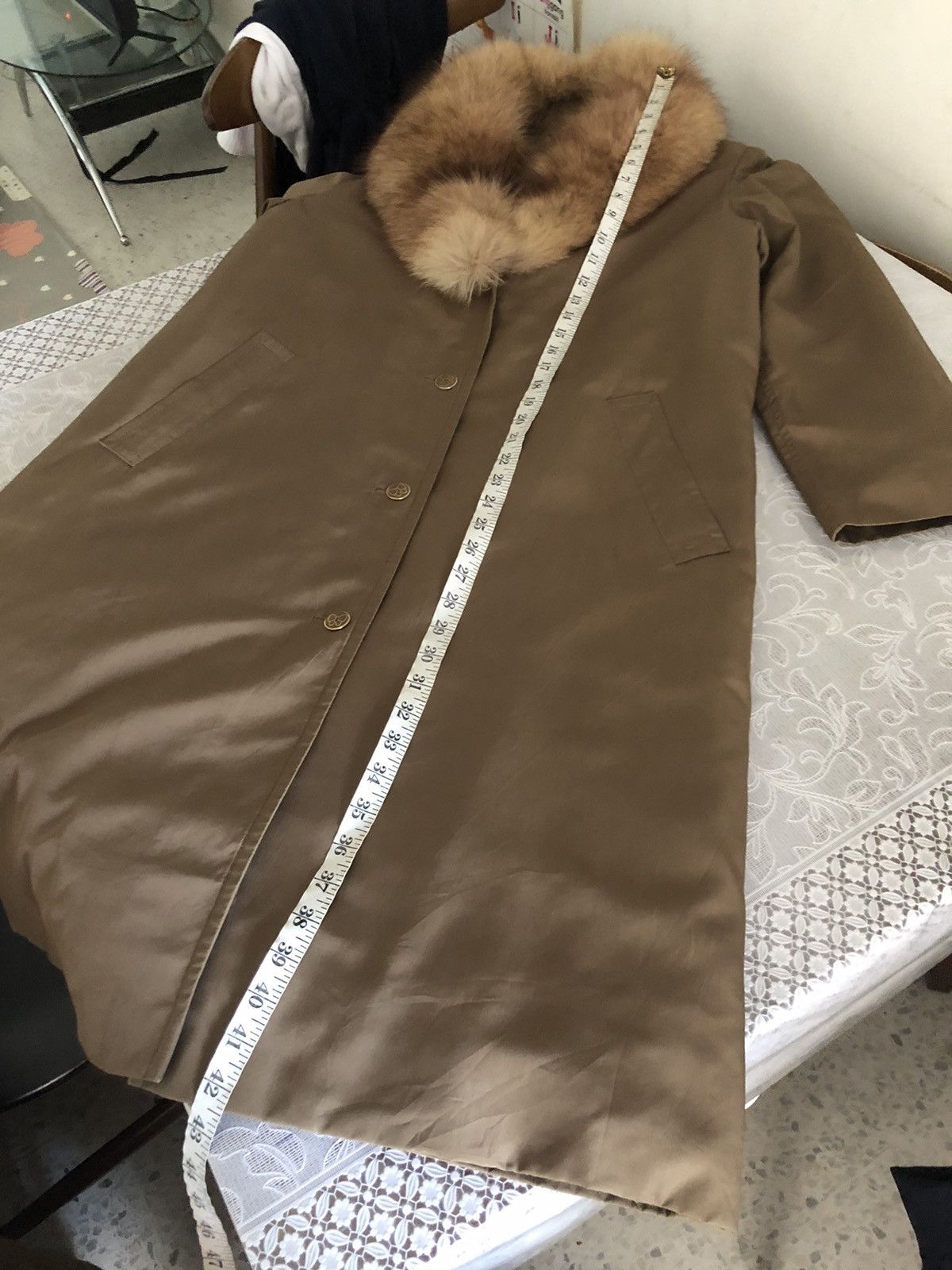 Japan Made🔥 Hanae Mori Fourrure Fur Long Coat