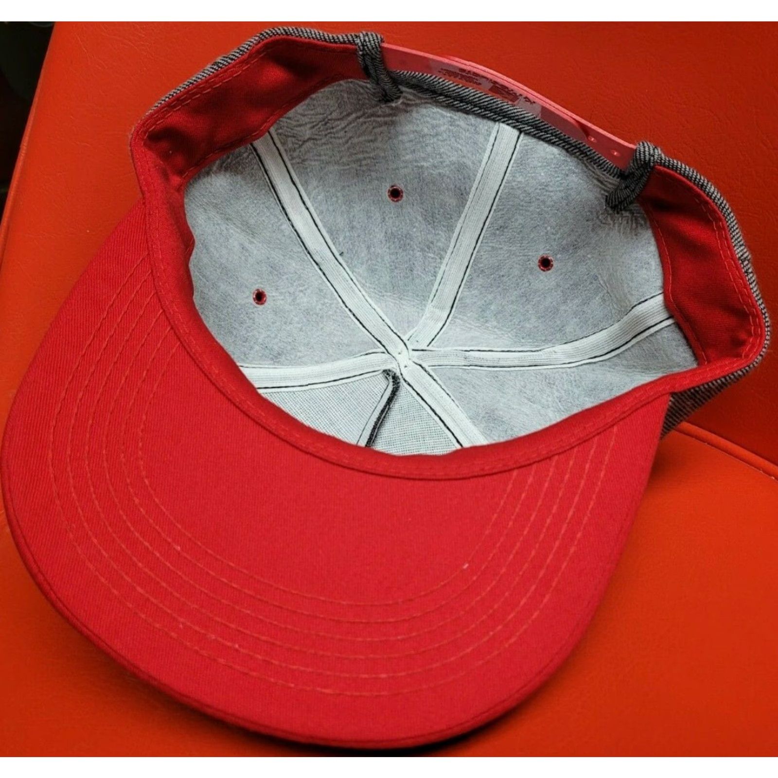 Vintage Beck's Hybrids Seeds Farming Farmer Twill Style Snapback Baseball Hat Cap Nice Men Adjustable Gray K Products Cap Hat Size ONE SIZE - 3 Thumbnail