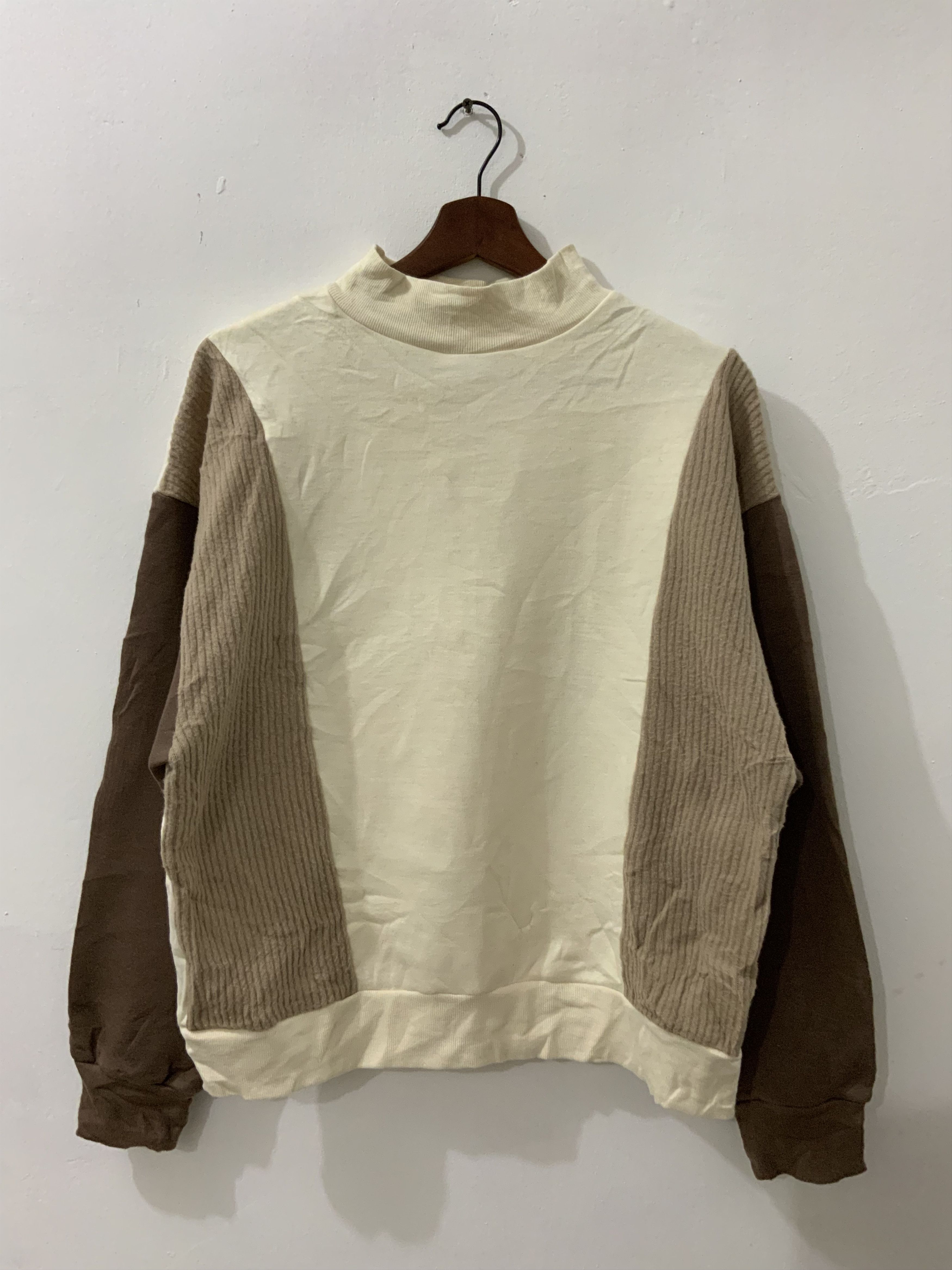 Japanese Brand Unbranded Raglan Corduroi Sweatshirt Size US L / EU 52-54 / 3 - 1 Thumbnail