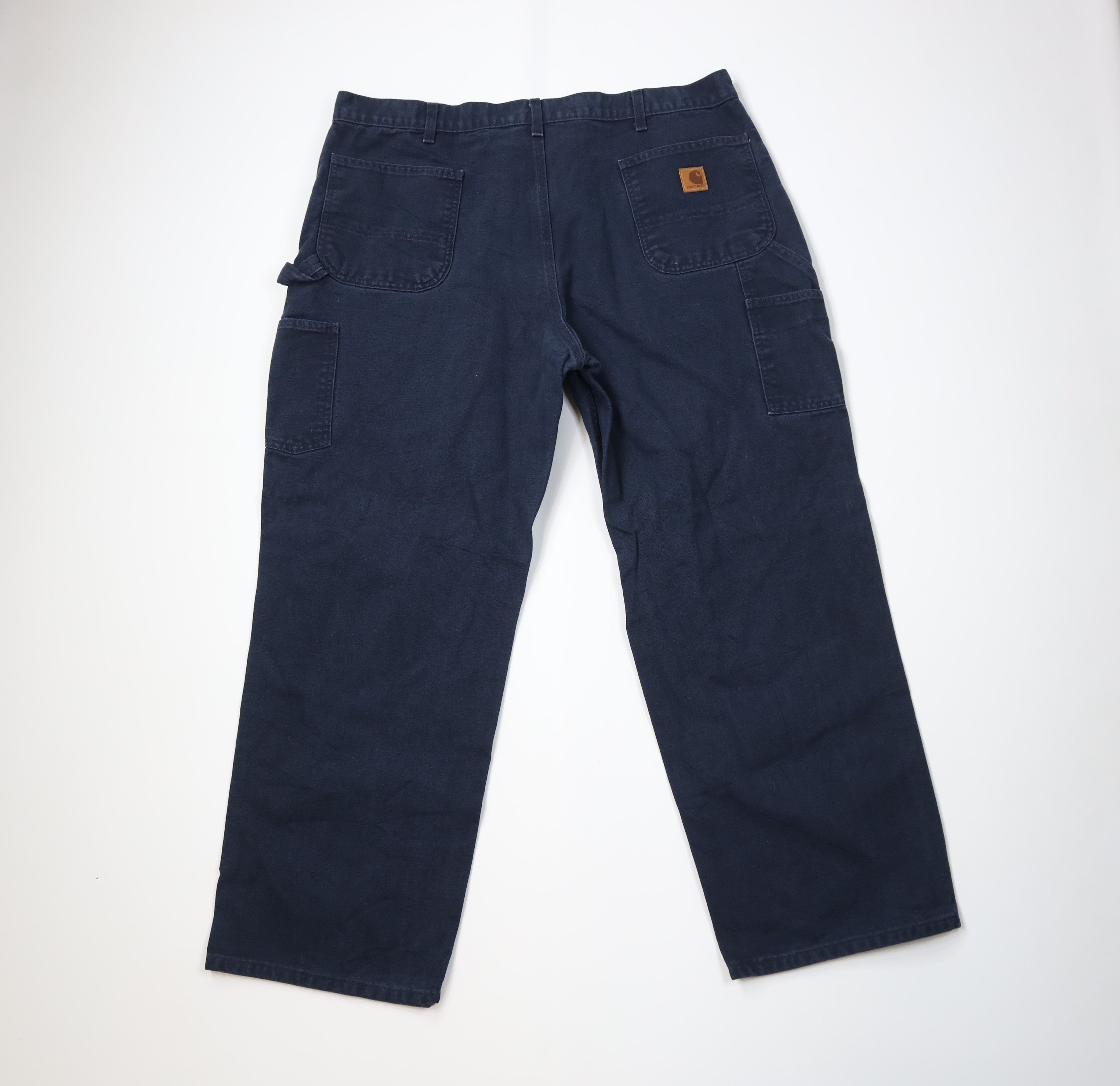 Carhartt Vintage Y2K Carhartt Wide Leg Dungaree Pants Navy Blue Size US 42 / EU 58 - 8 Thumbnail