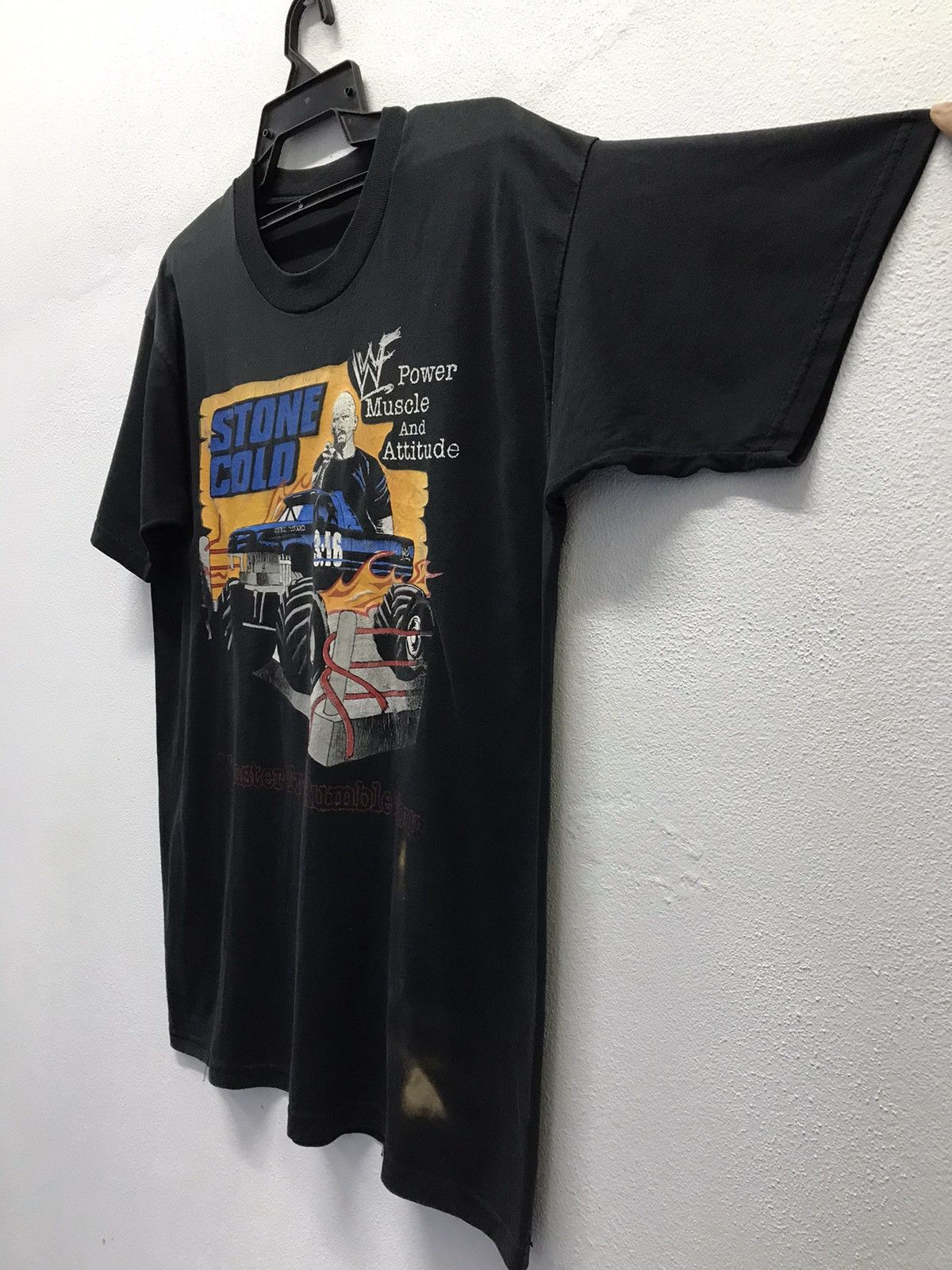 Vintage × WWE × WWF Vintage WWE Stone Cold Monster Truck Rumble Tour Shirt Size US M / EU 48-50 / 2 - 5 Thumbnail