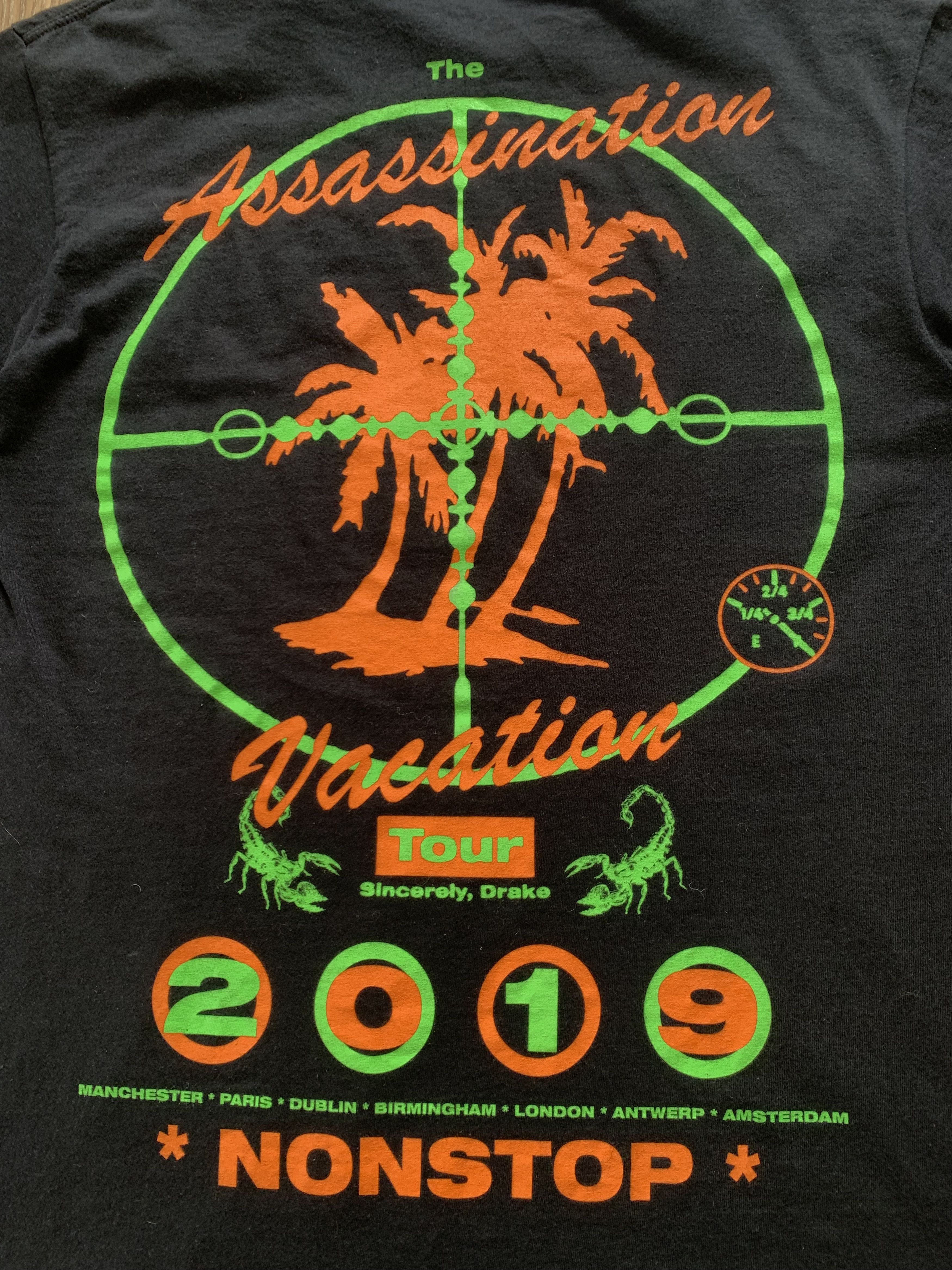Drake Drake Assasination Vacation Rap Tour T Shirt Size US L / EU 52-54 / 3 - 6 Thumbnail