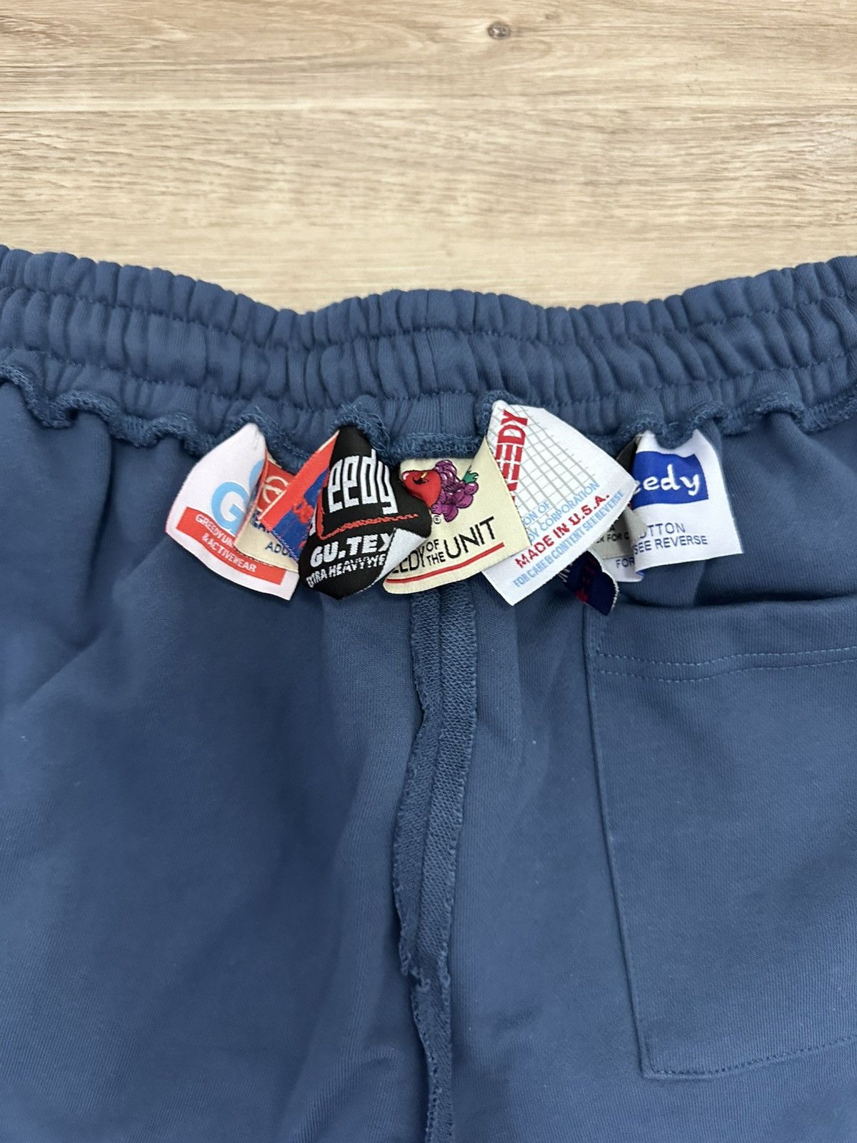 Greedy Unit Greedy Unit Navy Multitag Sweatshorts (M) Size US 32 / EU 48 - 3 Thumbnail