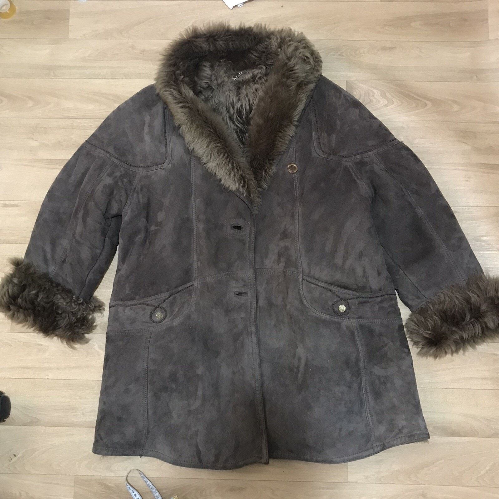 The Unbranded Brand vintage Afghan Coat Shearling Sheepskin Penny Lane Y2K Fur Size XXL / US 16-18 / IT 52-54 - 1 Thumbnail