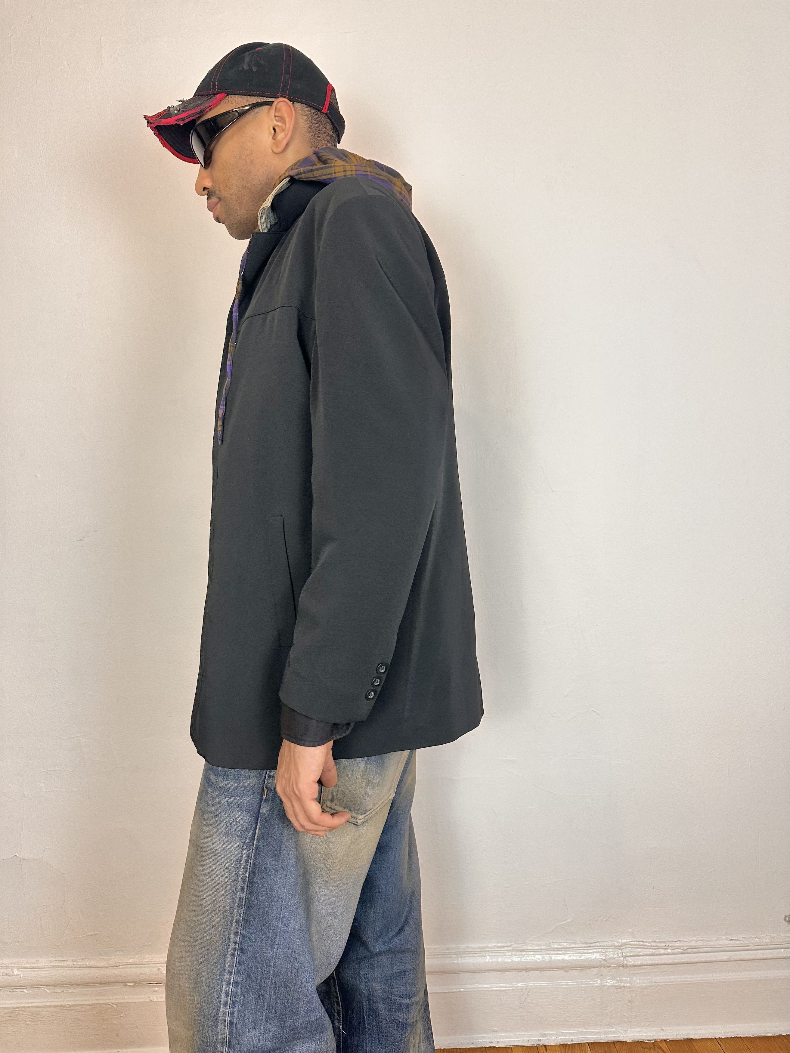 Other VINTAGE 90s PRONTI CLASSIC BLACK BLAZER _ LARGE Size 38R - 3 Thumbnail
