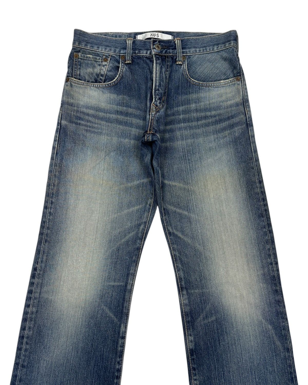 Kapital Edwin XV-S Claw Mark Japan Distressed Denim Jeans Size US 31 - 5 Thumbnail