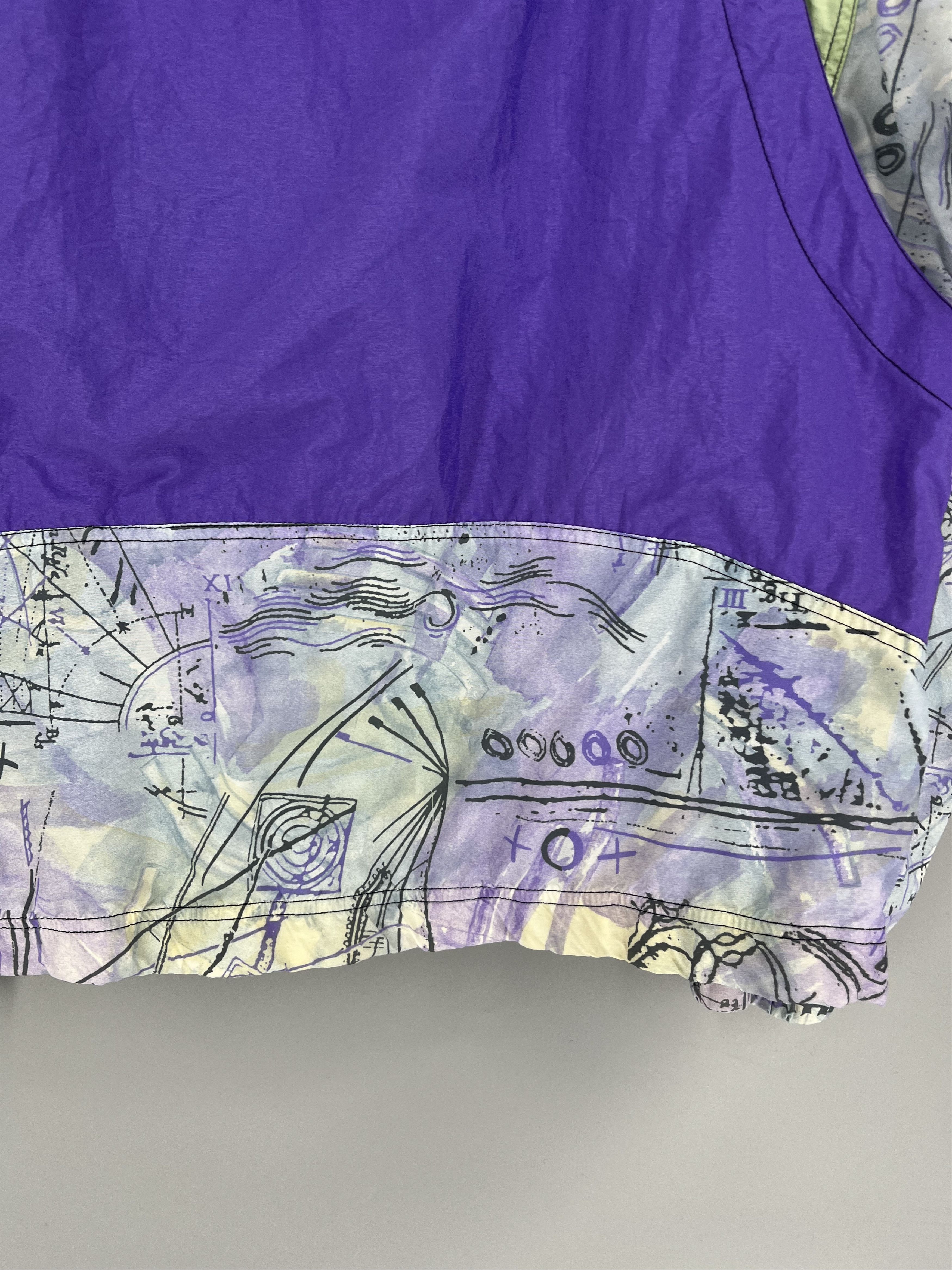 Reebok Vintage 90s Reebok Windbreaker Jacket Mens XL Purple Size US M / EU 48-50 / 2 - 19 Thumbnail