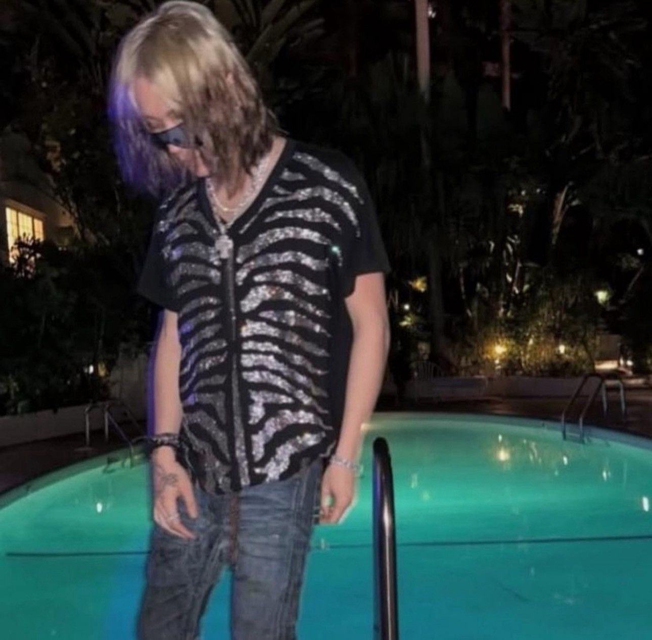 Balmain Balmain SS09 Zebra Crystal Pattern Shirt Size US L / EU 52-54 / 3 - 8 Thumbnail