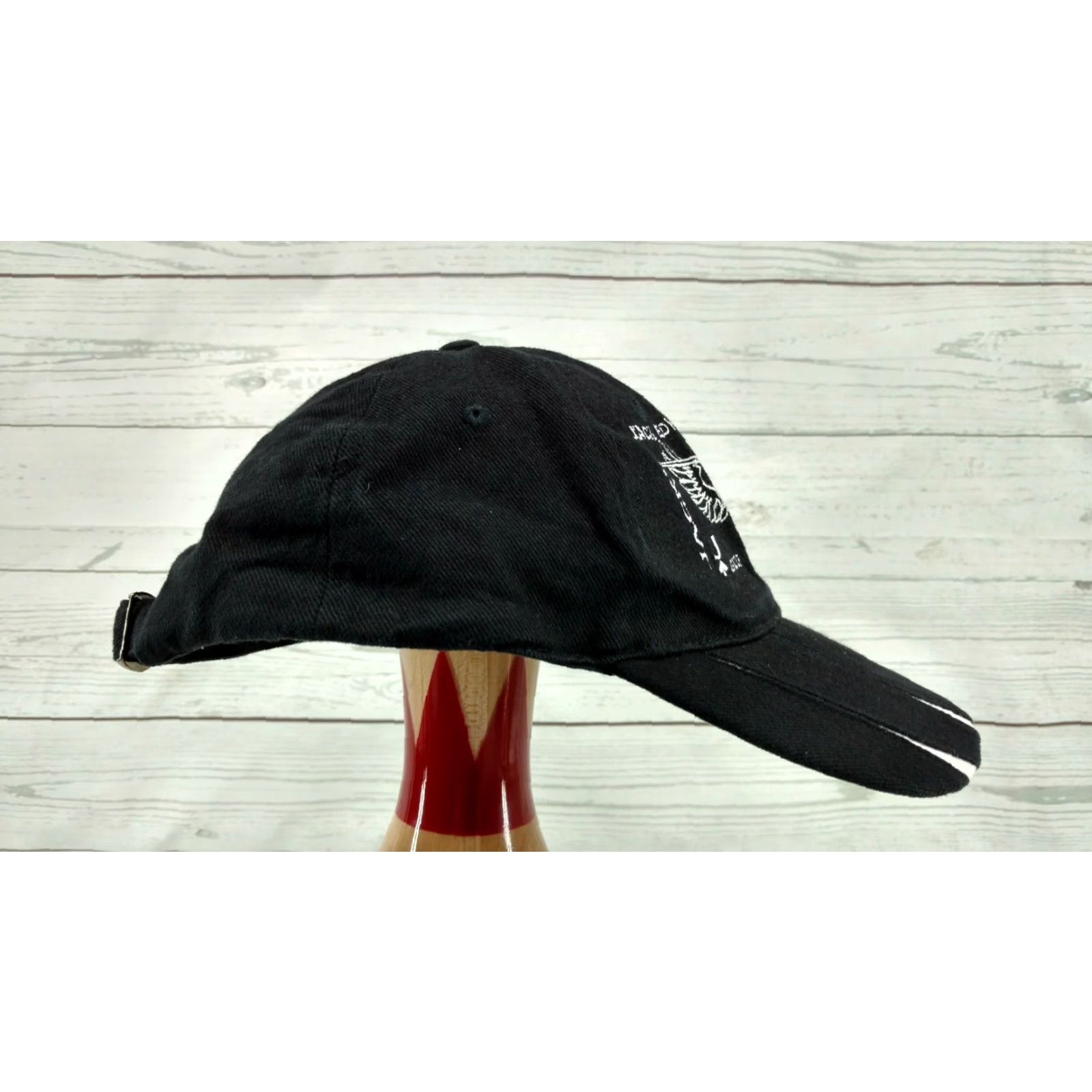Vintage Jack Edwards Airport Gulf Air Center Black Hat Size ONE SIZE - 5 Thumbnail