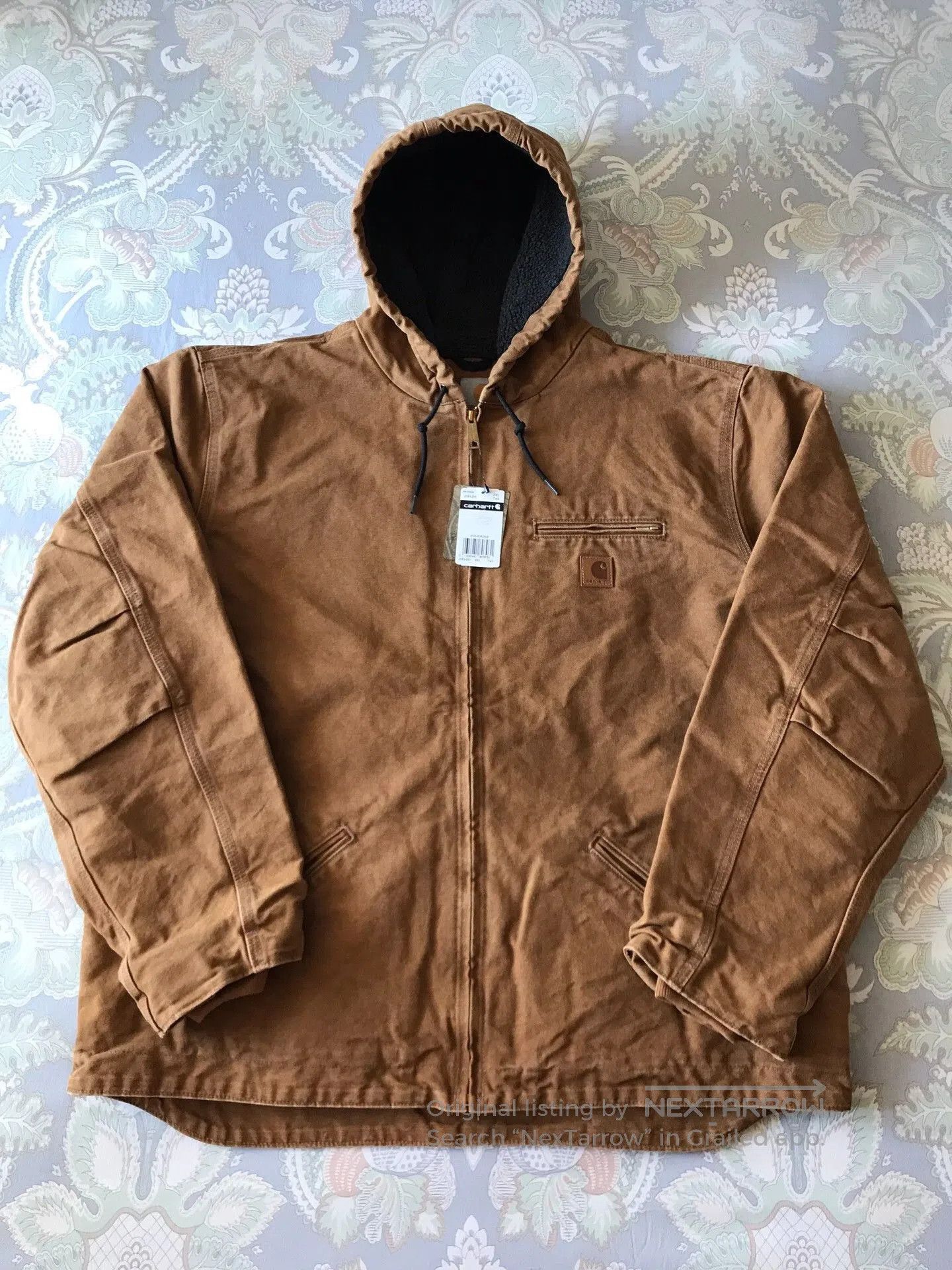 Carhartt Carhartt J141 Classic Brown Hooded Jacket. Size US XXL / EU 58 / 5 - 1 Thumbnail