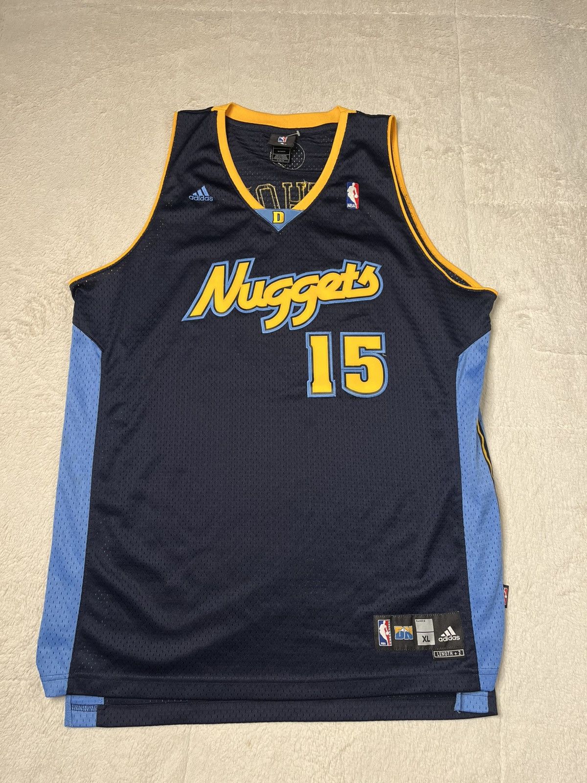 Adidas Adidas NBA Denver Nuggets Carmelo Anthony Stitched Jersey Size US XL / EU 56 / 4 - 1 Thumbnail