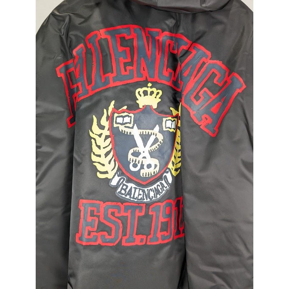 Balenciaga o1rshd1 Bomber Nylon In Black Size US L / EU 52-54 / 3 - 14 Thumbnail