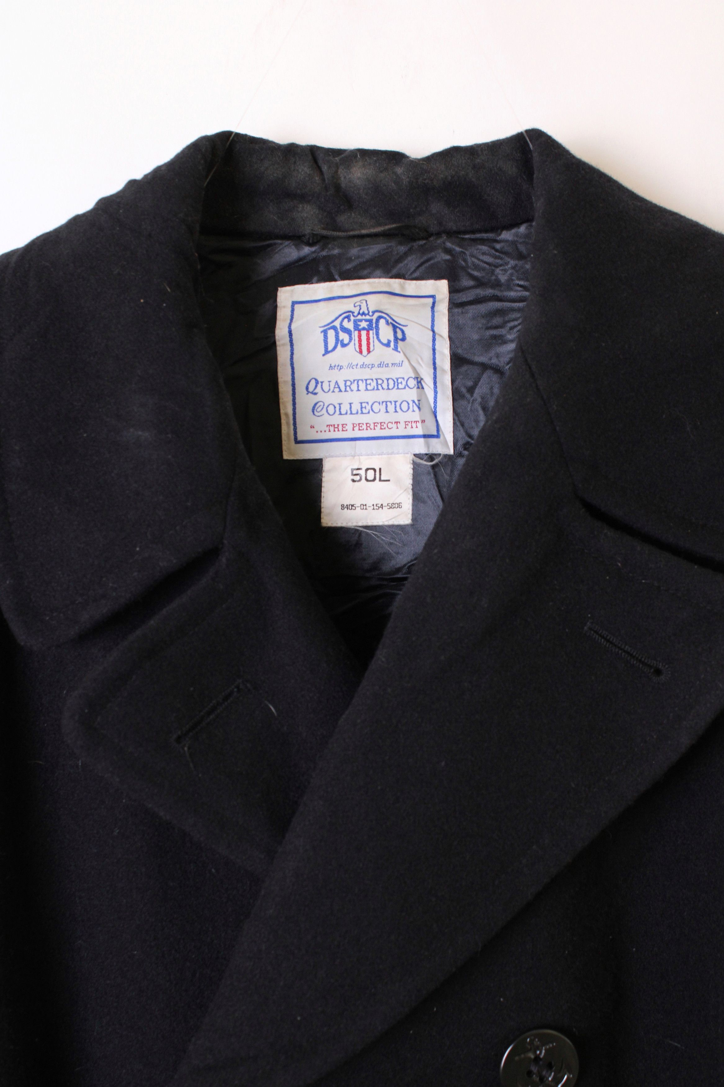 Other Us Navy Vintage Pea Coat Navy Blue 50 L 2XL 3XL Size US XXL / EU 58 / 5 - 2 Thumbnail