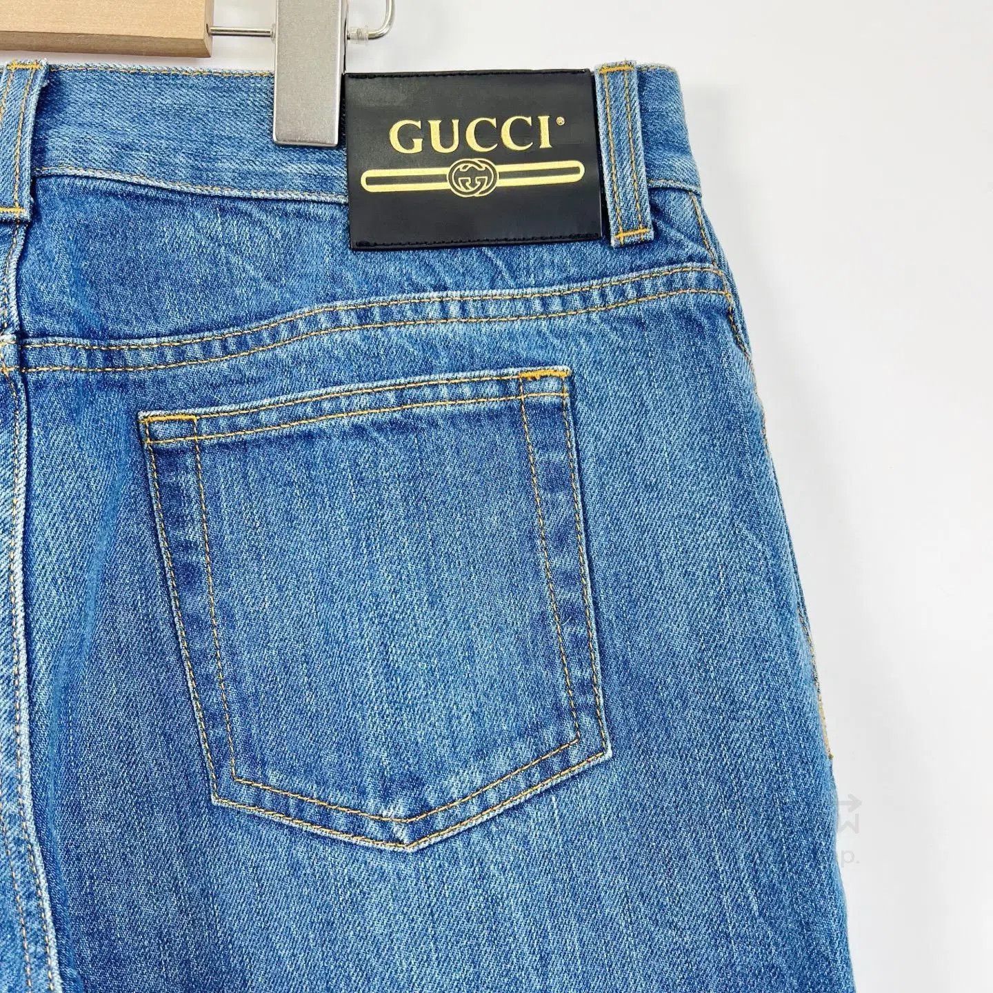 Gucci Gucci x Disney Blue Straight Wide-Leg Jeans. Size 28" / US 6 / IT 42 - 5 Thumbnail