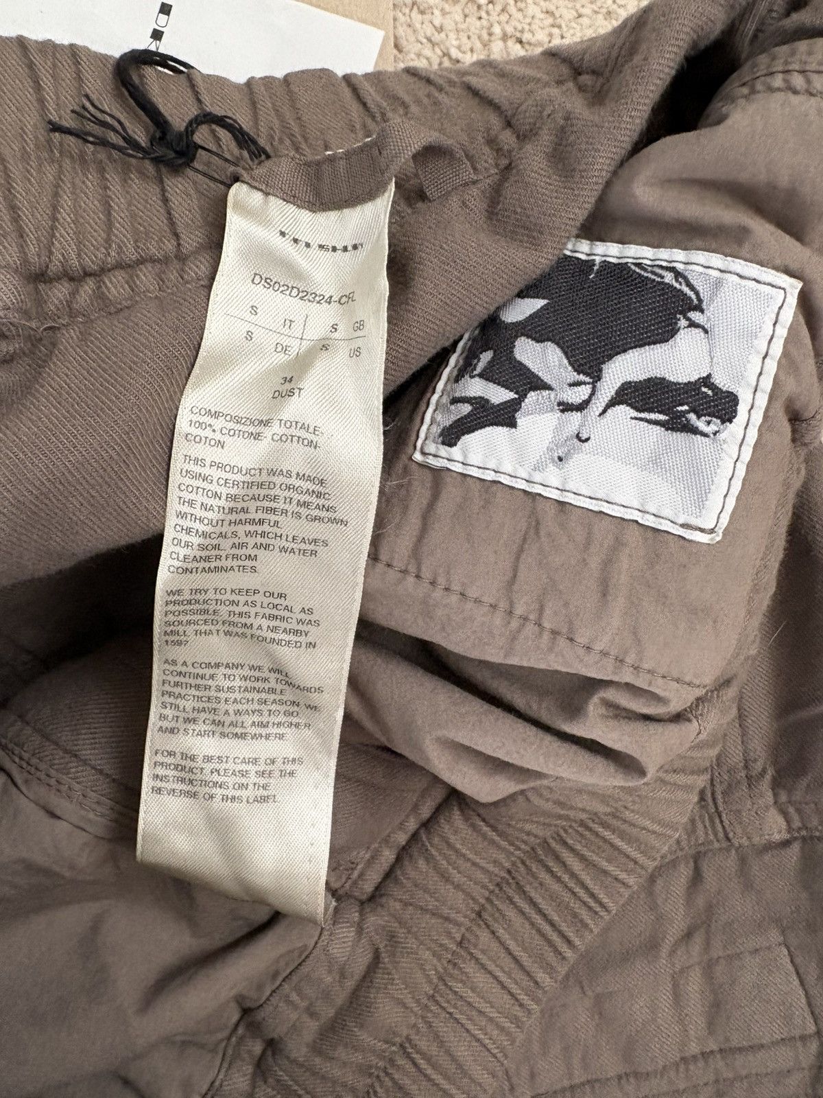 Rick Owens Drkshdw Rick Owens DRKSHDW grey cargobelas Size US 28 / EU 44 - 4 Thumbnail