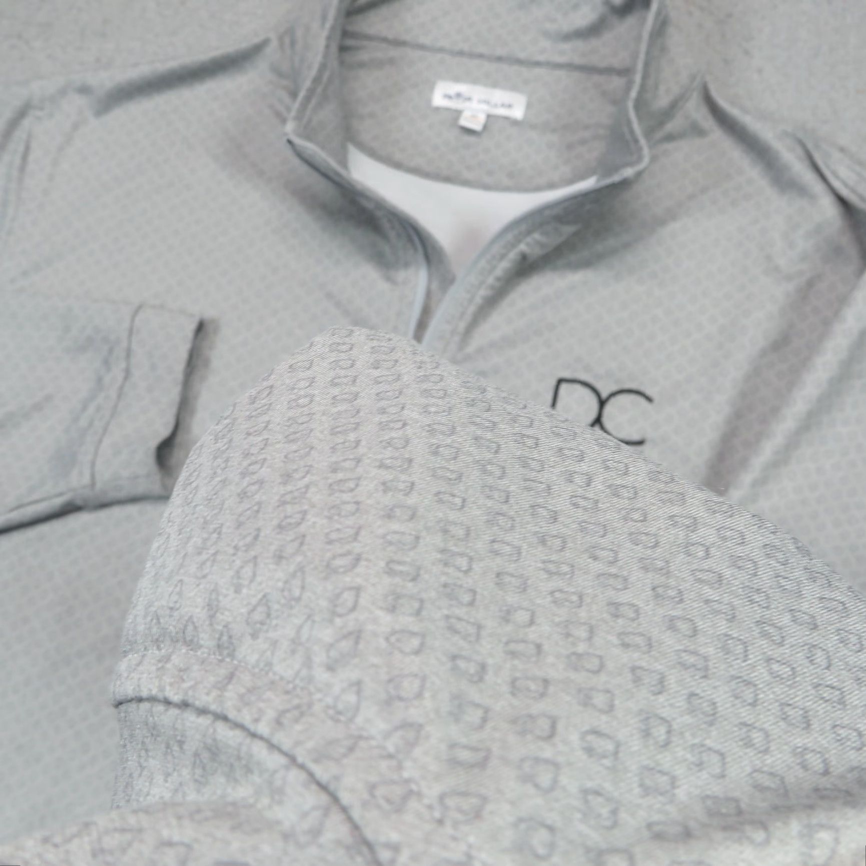 Peter Millar Peter Millar 1/4 Zip Mens XL Grey Sweater Perth Pullover Ace Spades Poker Gamble Size US XL / EU 56 / 4 - 2 Thumbnail