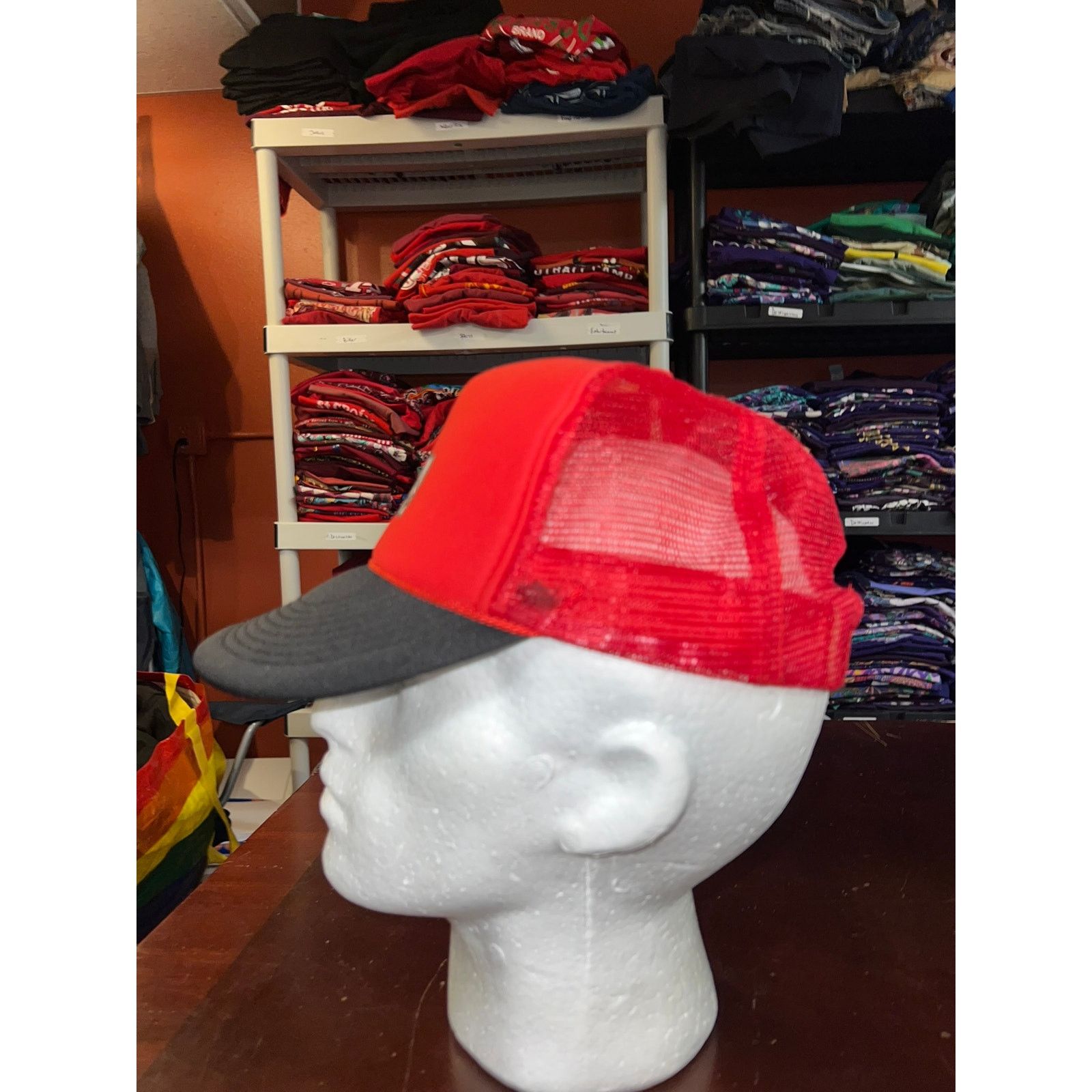 Vans Vans Hat Off The Wall Red Black Snapback Cap Headwear Size ONE SIZE - 3 Thumbnail