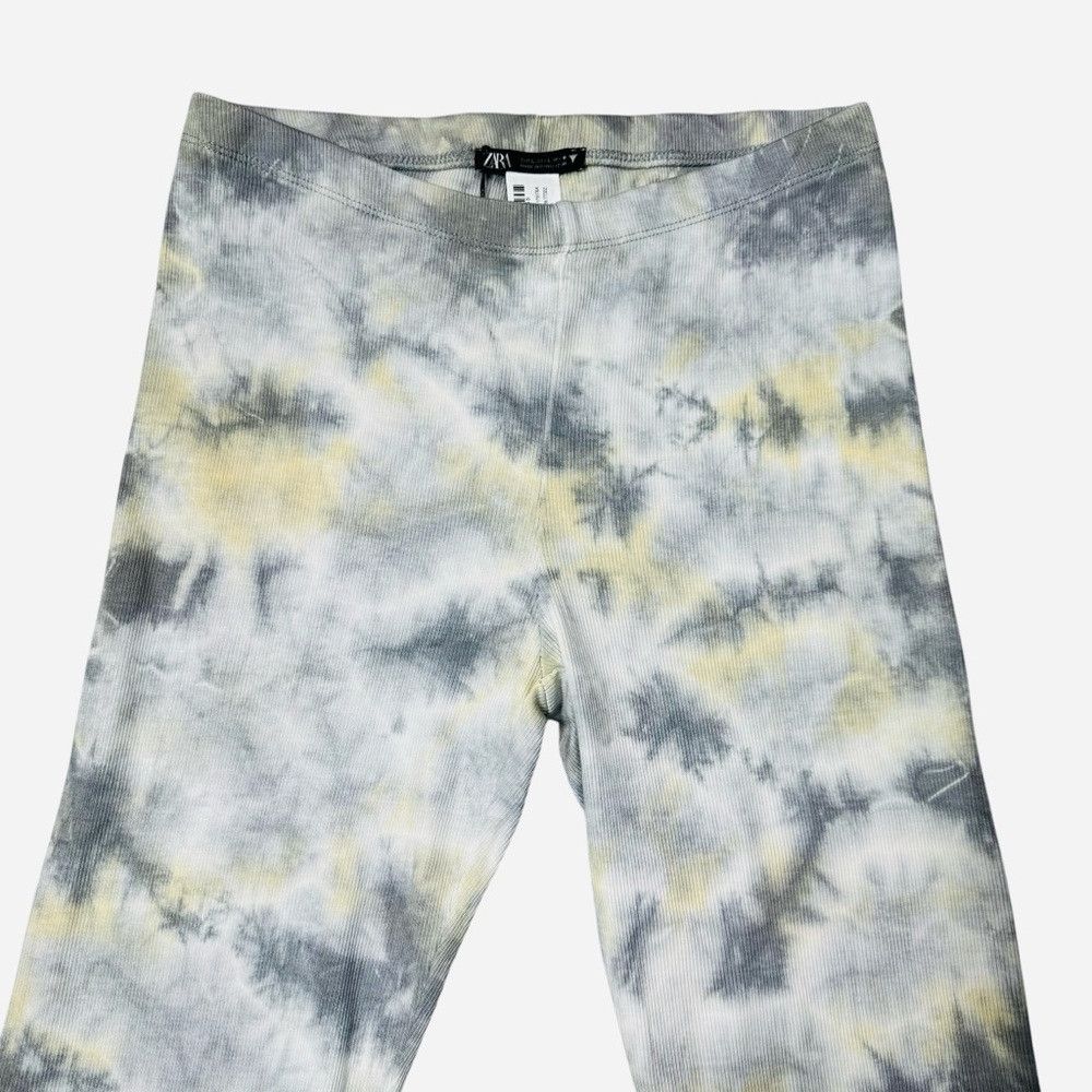 Zara NWT New ZARA Knit Tie Dye Pull On Flare Cotton Pants Size L Size 34" / US 12 / IT 48 - 5 Thumbnail