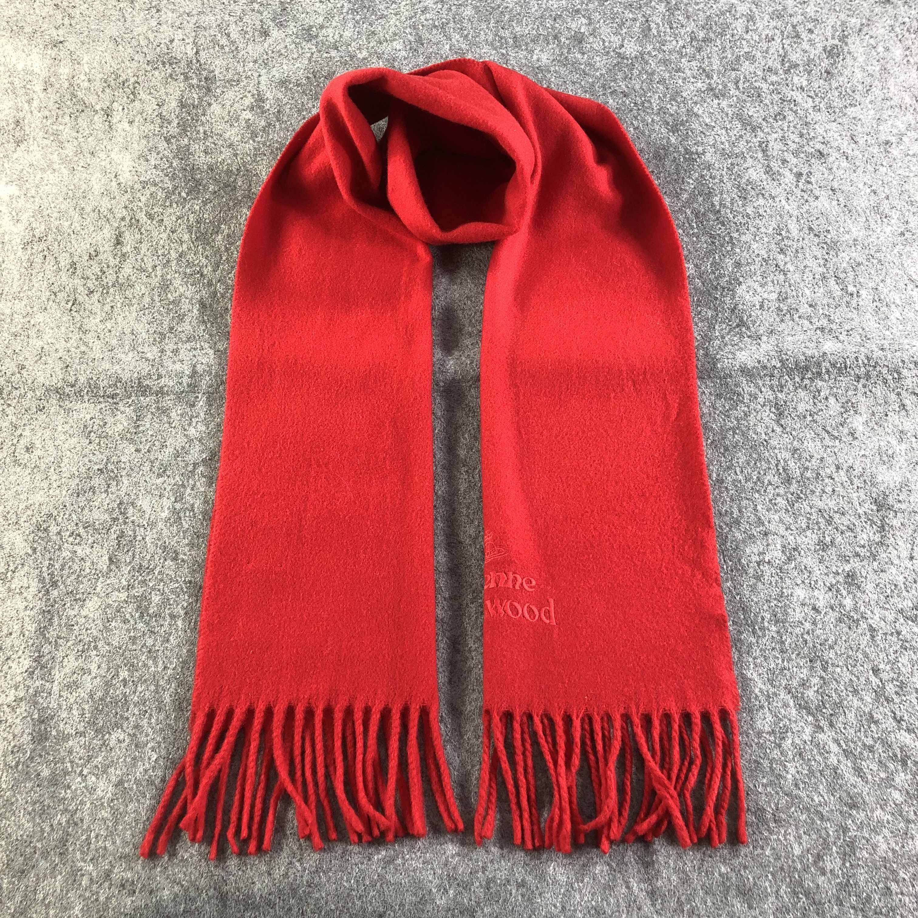 Vivienne Westwood Vivienne Westwood Wool Scarf Muffler V1791 Size ONE SIZE - 1 Thumbnail