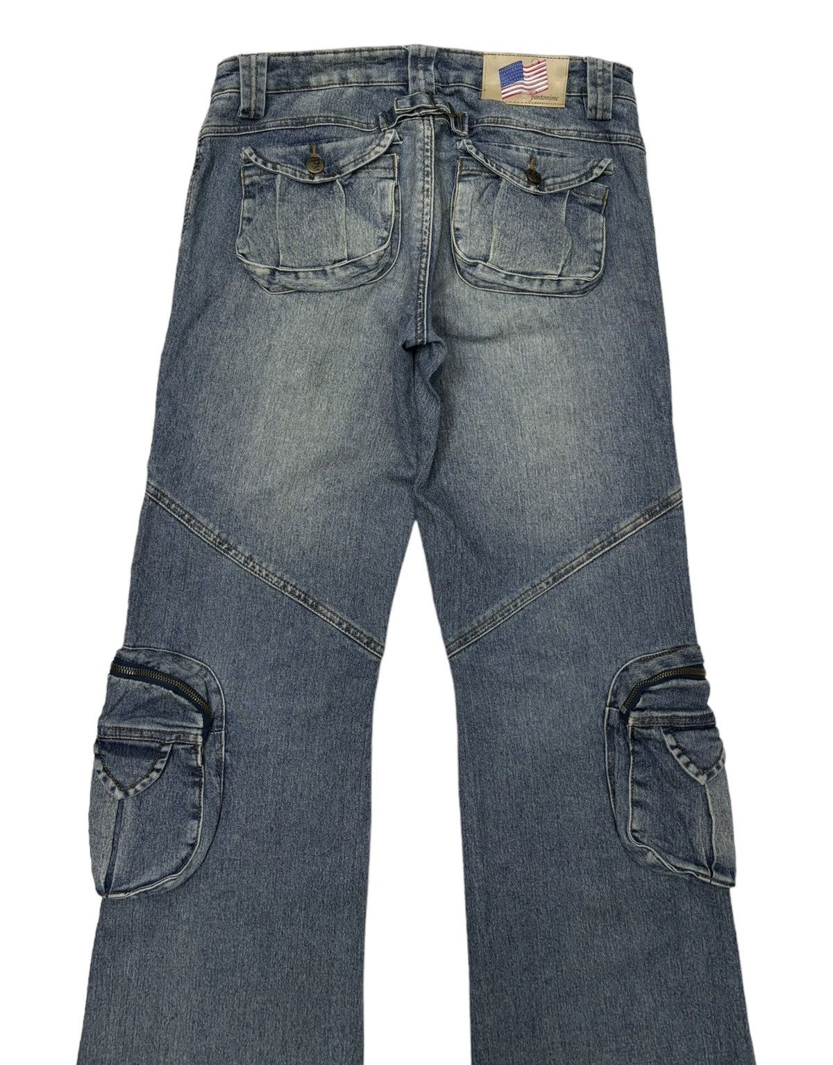If Six Was Nine FLARE SiCK TACTICAL 3D MULTI POCKET CARGO PANTS PANTOMIME Size US 32 / EU 48 - 4 Thumbnail