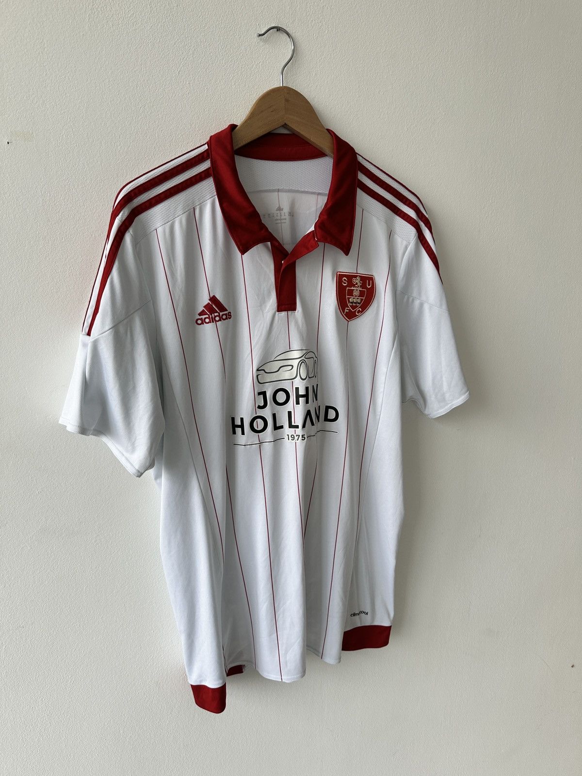 Adidas Sheffield United 2015/16 Adidas Soccer Jersey Blockcore L Size US XL / EU 56 / 4 - 2 Thumbnail