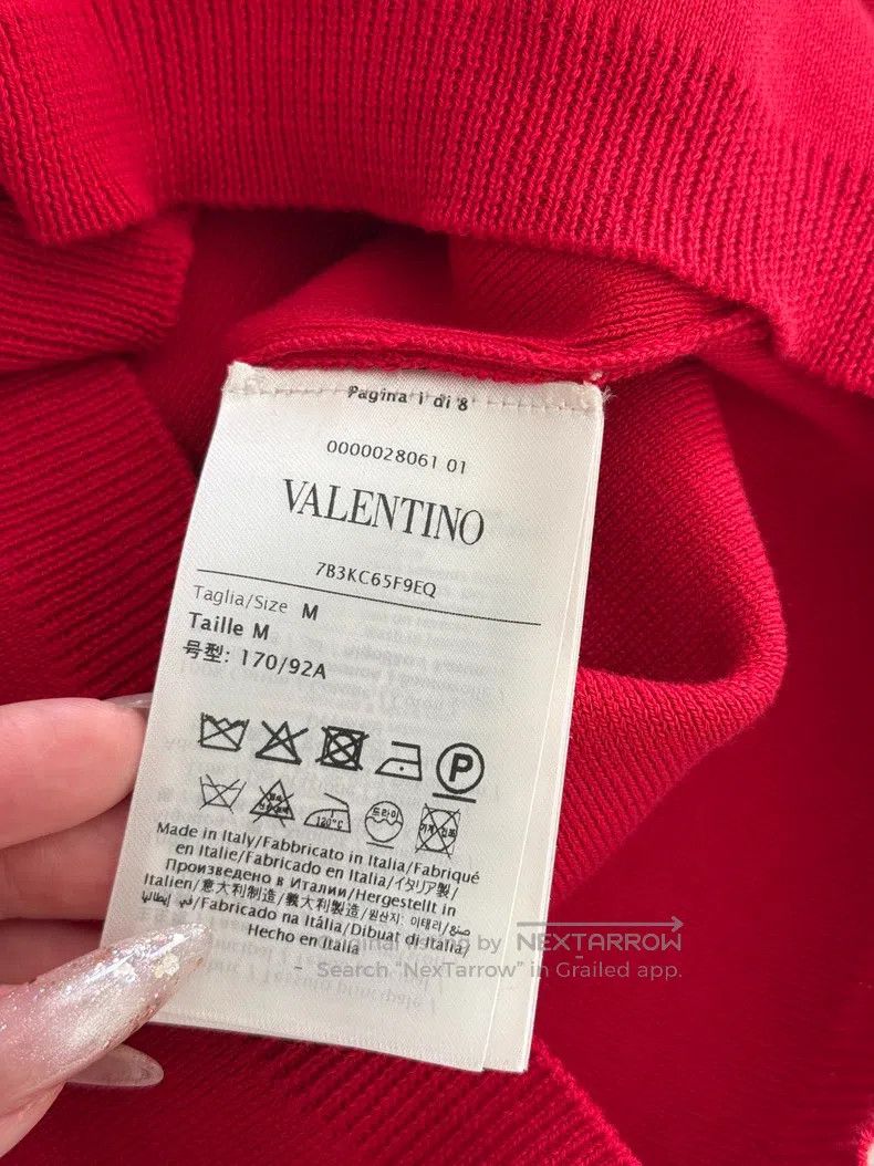 Valentino Valentino Short-sleeved knitted sweater Size M / US 6-8 / IT 42-44 - 4 Thumbnail
