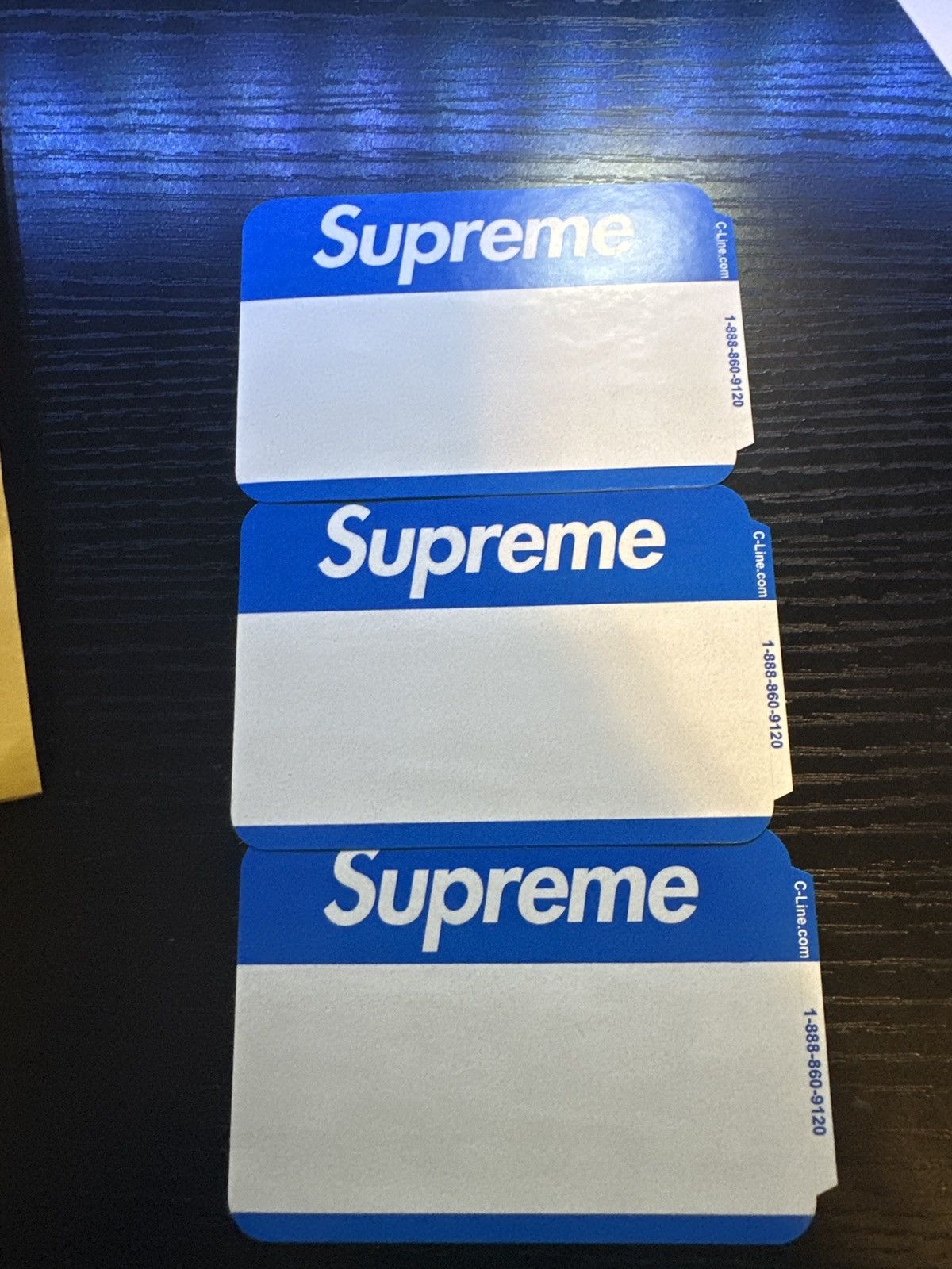 Supreme Supreme Name Tag Sticker Size ONE SIZE - 1 Preview