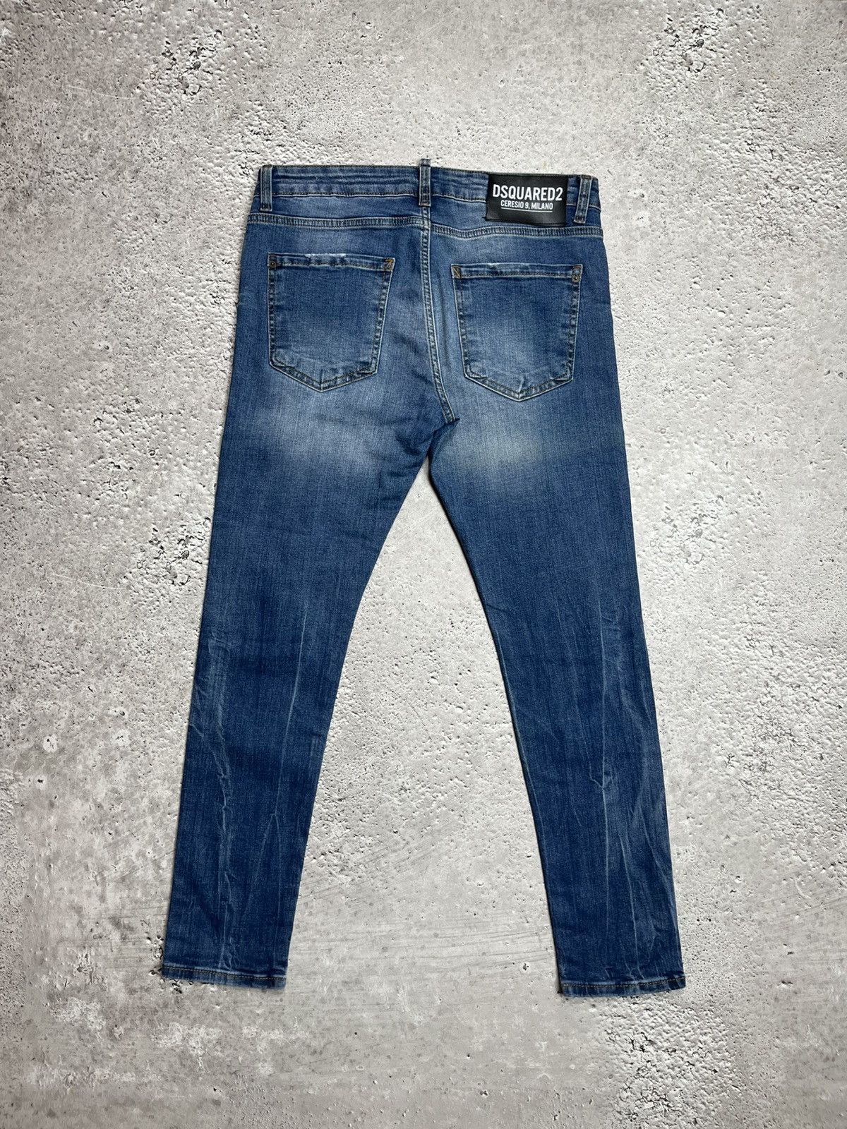 Dsquared2 Dsquared2 Slim Fit Skinny Jeans Blue Denim Made in Italy 52 Size US 34 / EU 50 - 1 Thumbnail