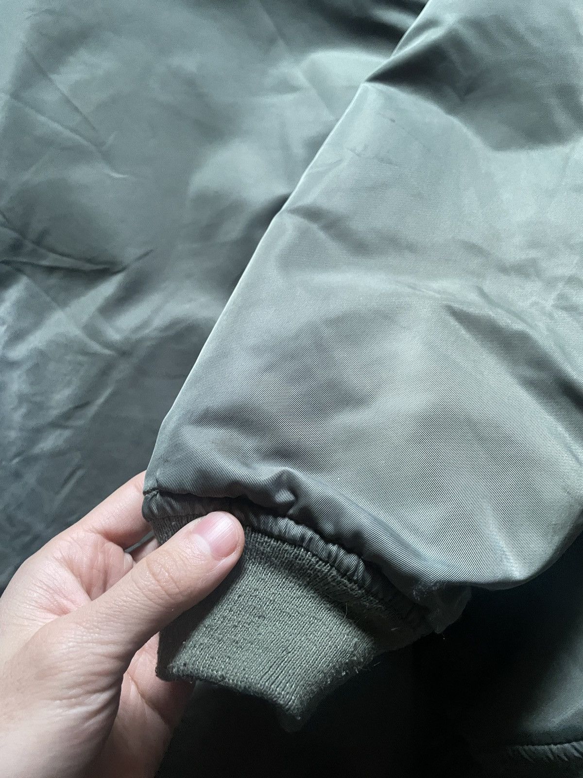 Vintage 90s Vintage MA1 Nylon Bomber Flyers Jacket Military Size US L / EU 52-54 / 3 - 10 Thumbnail