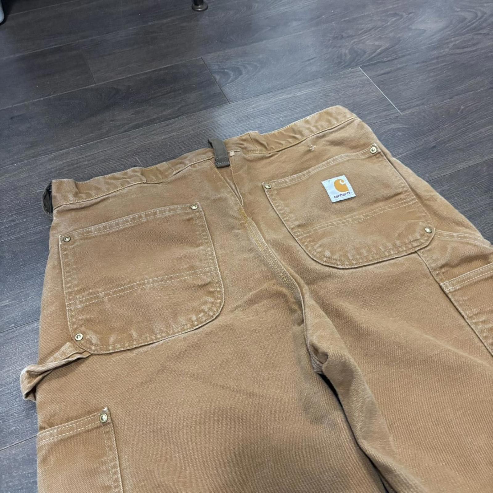 Carhartt vintage carhartt double knee cargo jeans 00s 32x28 Size US 32 / EU 48 - 1 Thumbnail