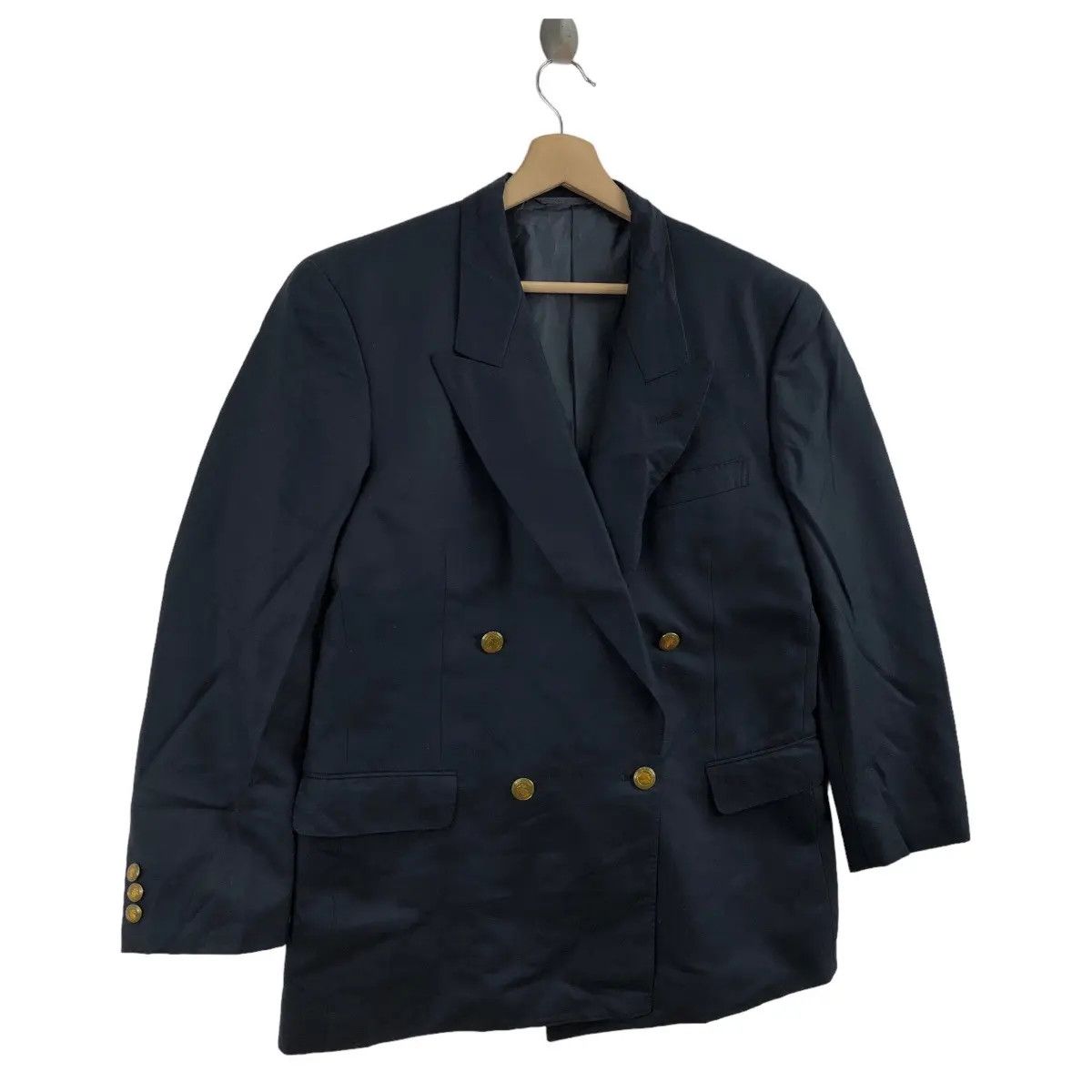 Pierre Cardin Vtg PIERRE CARDIN PARIS Creation Double Breasted Blazer Size 42R - 3 Thumbnail