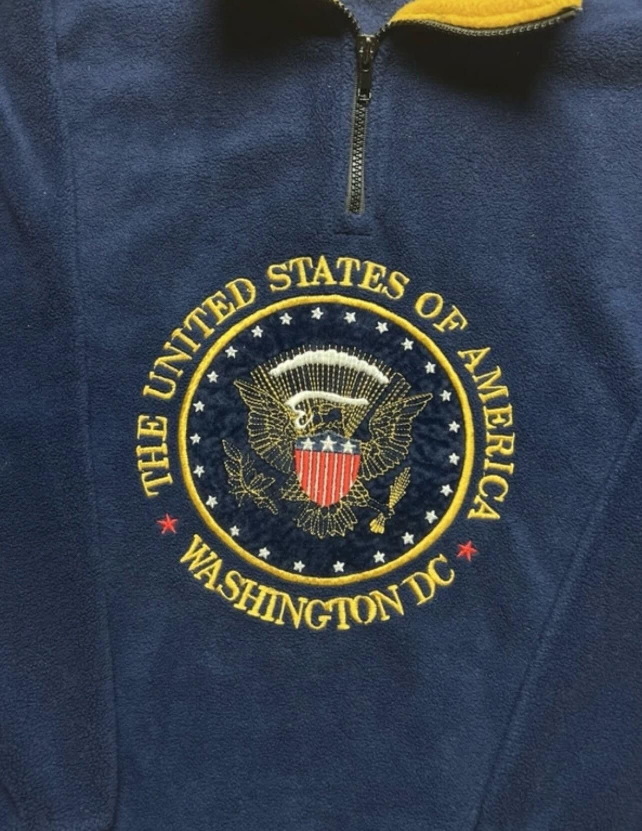 Vintage Vintage Washington DC Cedar sport half zipper fleece *A154 Size US M / EU 48-50 / 2 - 4 Thumbnail