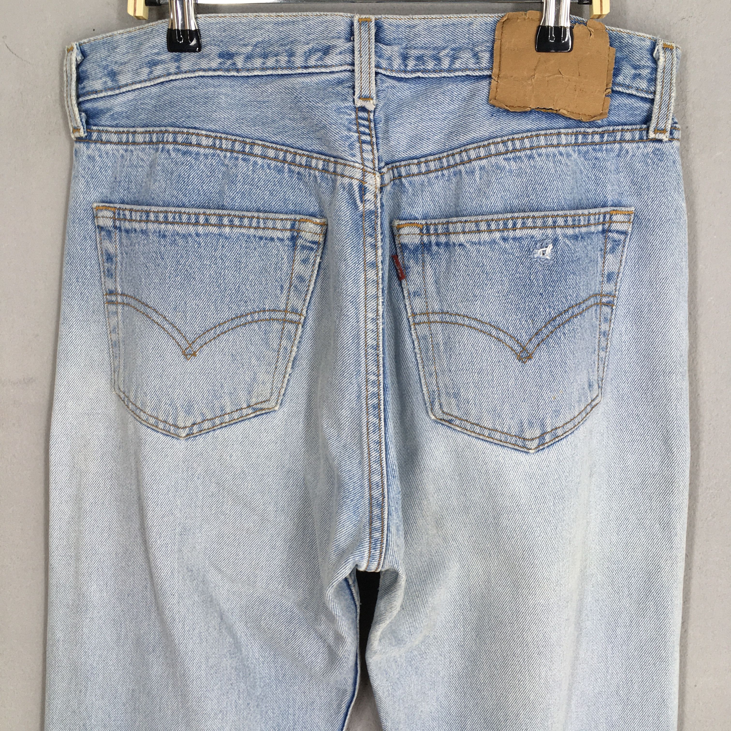 Levi's Size 30x31.5 Vintage 90s Levi's 501 Stonewash Jeans S1875 Size 30" / US 8 / IT 44 - 10 Thumbnail