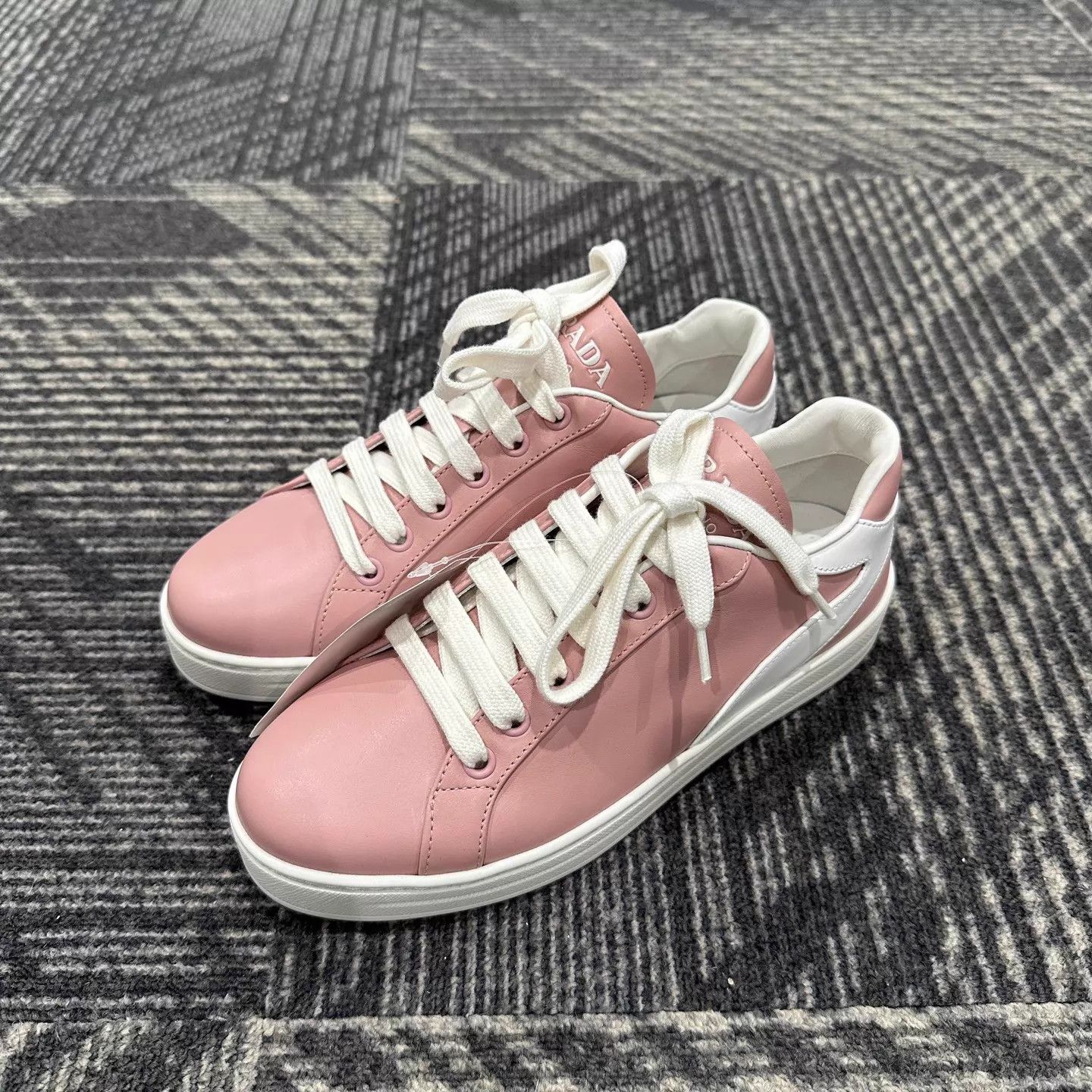 Prada Prada Women's Blush Pink Sneaker 36 New with Box Size US 5.5 / IT 35.5 - 1 Thumbnail