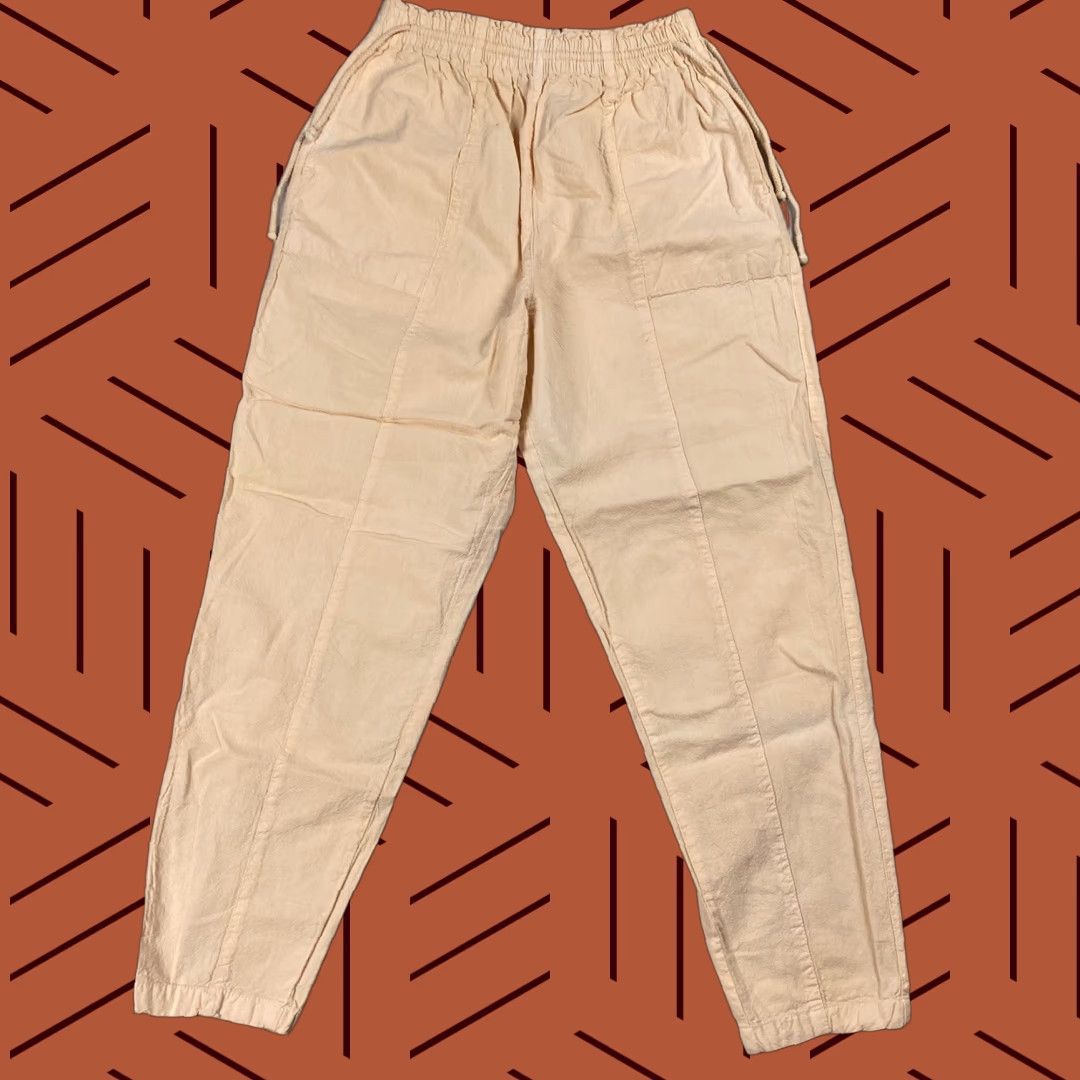 Vintage VTG CEST JOLI LAUREN HIGH WAIST JOGGER PANTS LIGHTWEIGHT CORAL PINK COTTON M Size 32" / US 10 / IT 46 - 1 Thumbnail