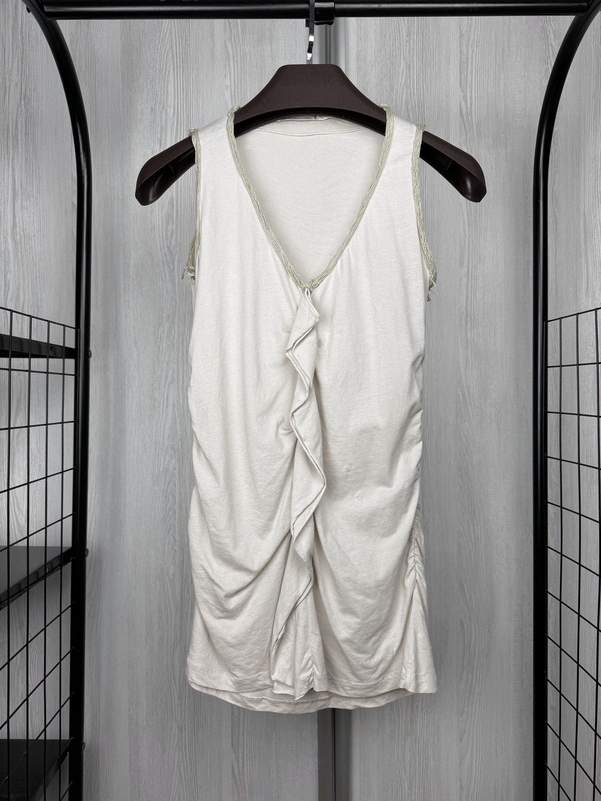 DOROTHEE SCHUMACHER Dorothee Schumacher Ivory Creamy Tank Top Tunic Shirt size S Size S / US 4 / IT 40 - 2 Thumbnail