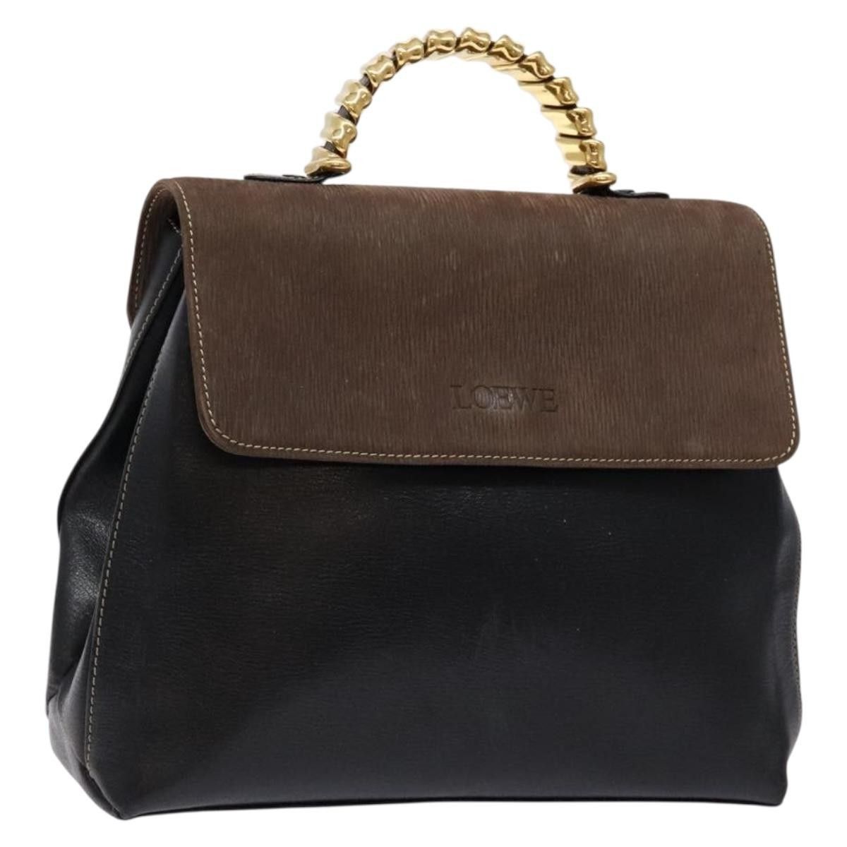 Loewe Loewe Vintage Velazquez Top Handle Bag Leather Size ONE SIZE - 1 Thumbnail